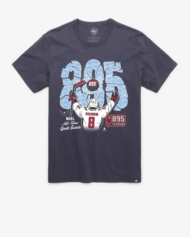 WASHINGTON CAPITALS ALEX OVECHKIN NHL ALL TIME GOALS LEADER '47 FRANKLIN TEE sold by 47