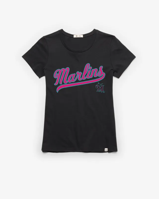 MIAMI MARLINS CITY CONNECT TAIL SWEEP '47 FRANKIE TEE WOMENS sold by 47