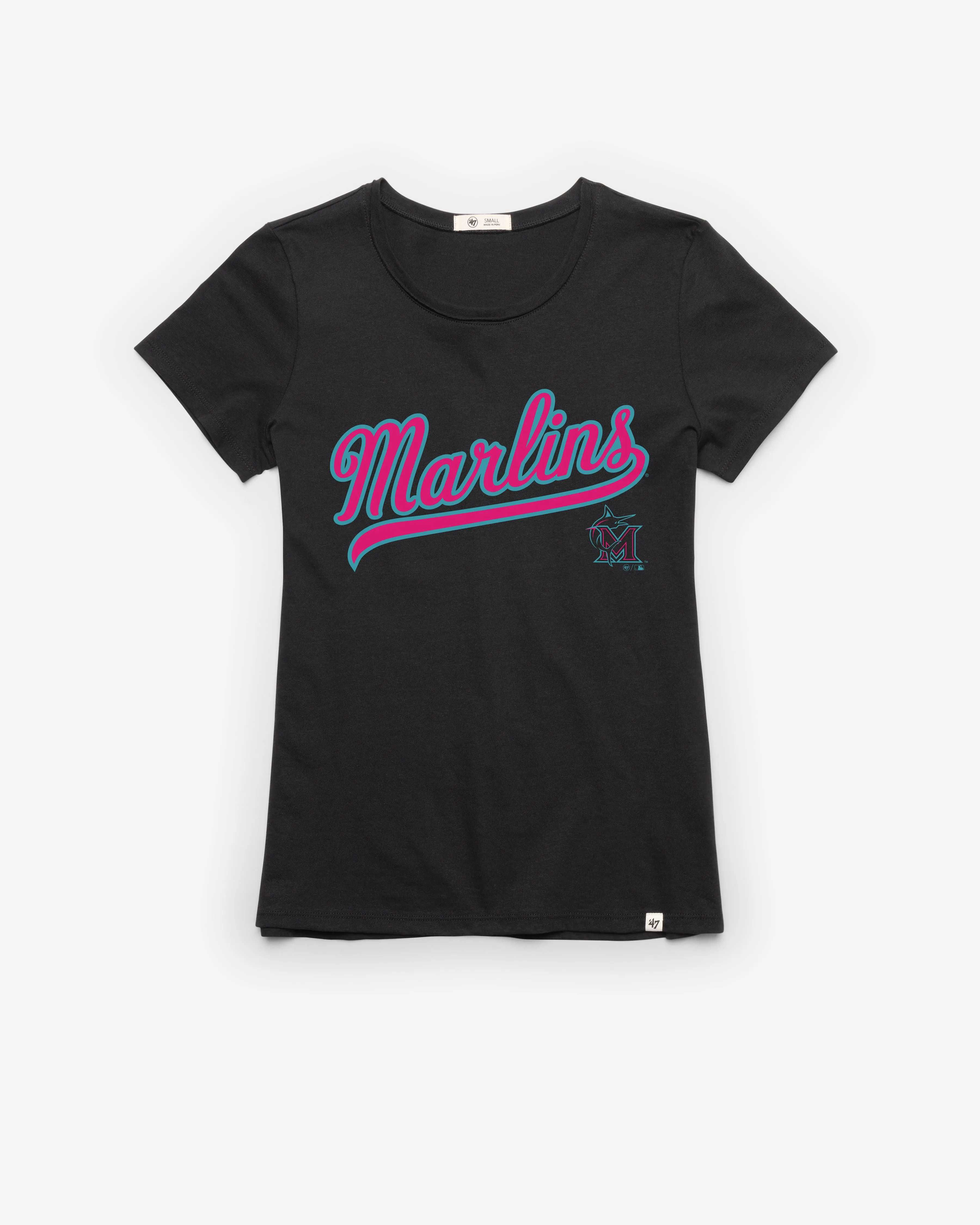 MIAMI MARLINS CITY CONNECT TAIL SWEEP '47 FRANKIE TEE WOMENS sold by 47