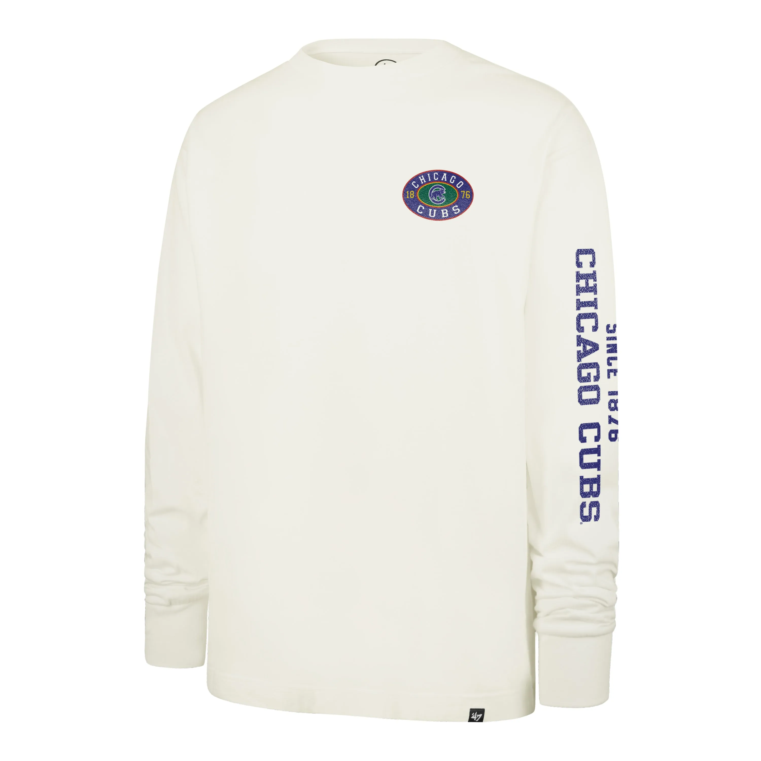 CHICAGO CUBS TIDE SWEEP MONTAUK '47 FOUNDATION LONG SLEEVE TEE sold by 47