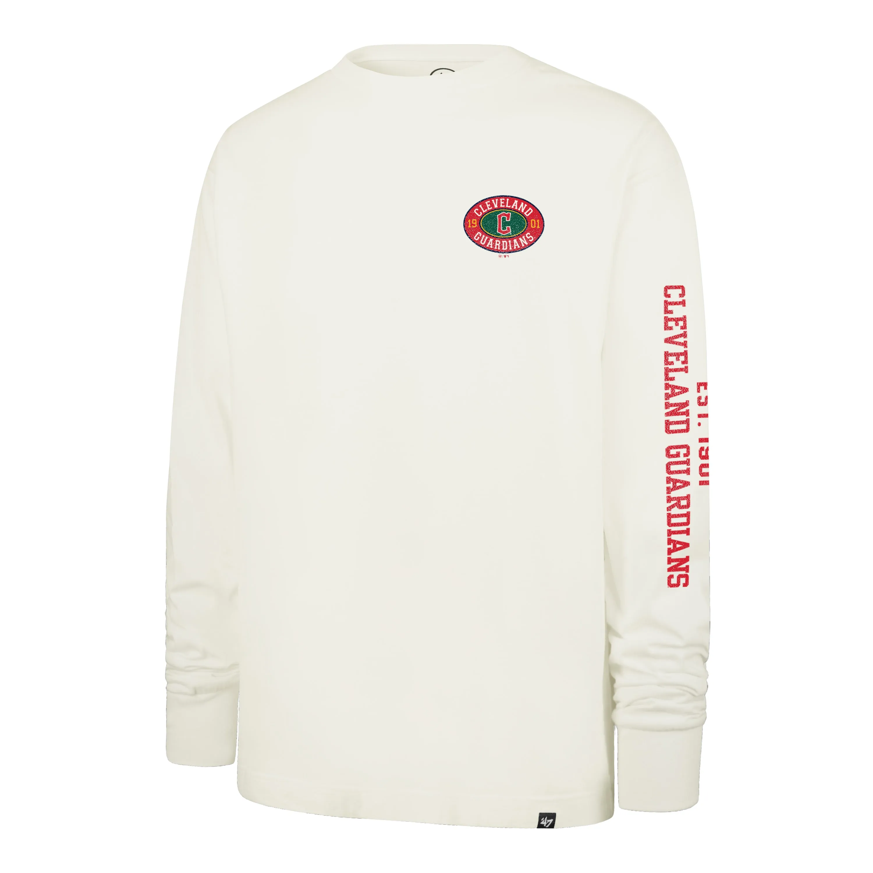CLEVELAND GUARDIANS TIDE SWEEP MONTAUK '47 FOUNDATION LONG SLEEVE TEE sold by 47