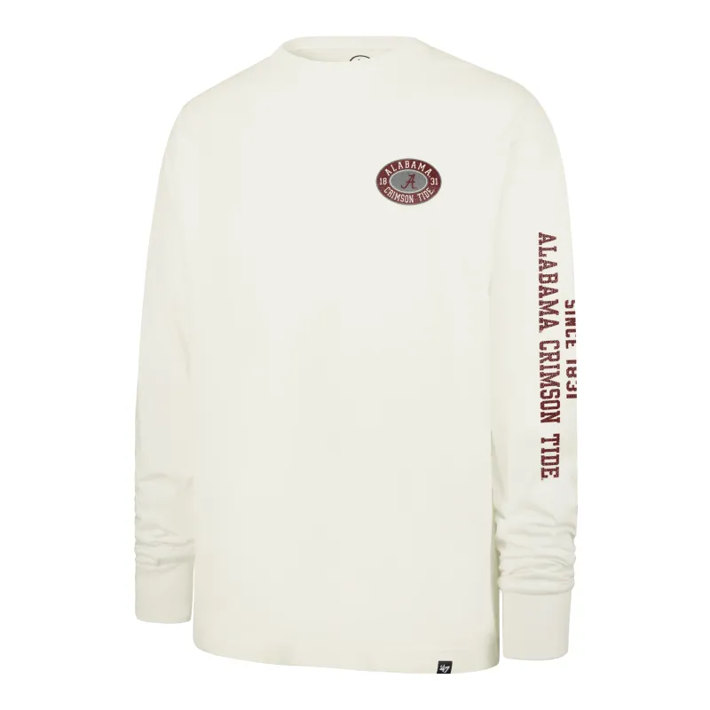 ALABAMA CRIMSON TIDE TIDE SWEEP '47 MONTAUK FOUNDATION LONG SLEEVE TEE sold by 47