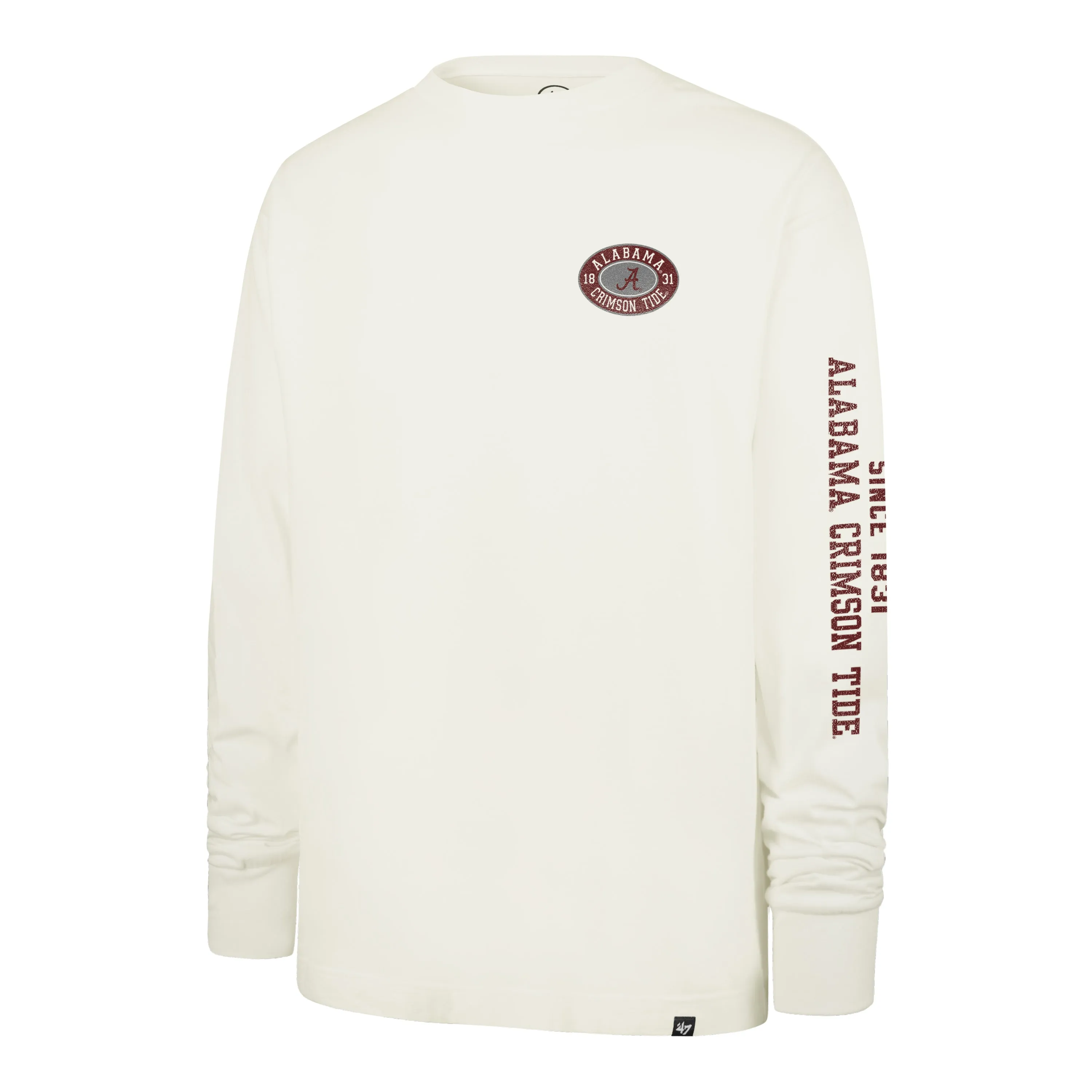 ALABAMA CRIMSON TIDE TIDE SWEEP '47 MONTAUK FOUNDATION LONG SLEEVE TEE sold by 47