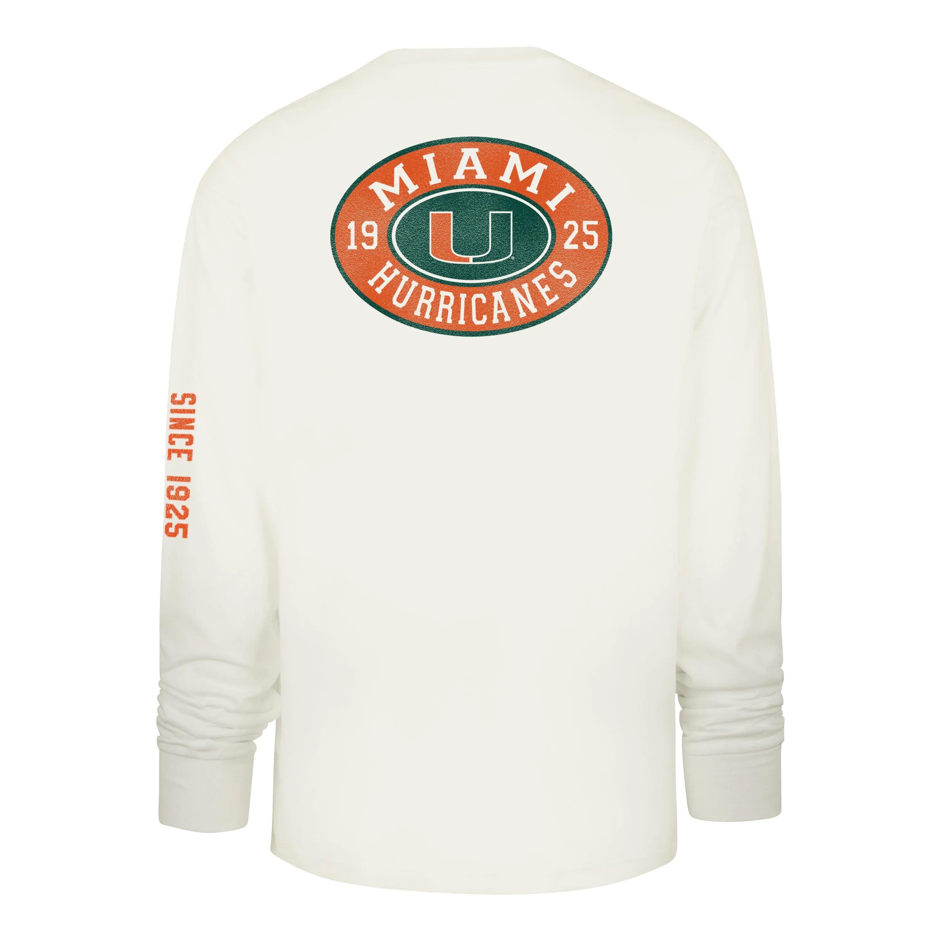 MIAMI HURRICANES TIDE SWEEP MONTAUK '47 FOUNDATION LONG SLEEVE TEE sold by 47 product image thumbnail 2
