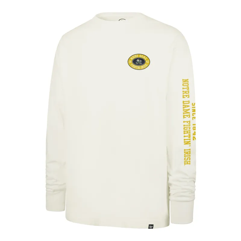 NOTRE DAME FIGHTING IRISH TIDE SWEEP MONTAUK '47 FOUNDATION LONG SLEEVE TEE sold by 47