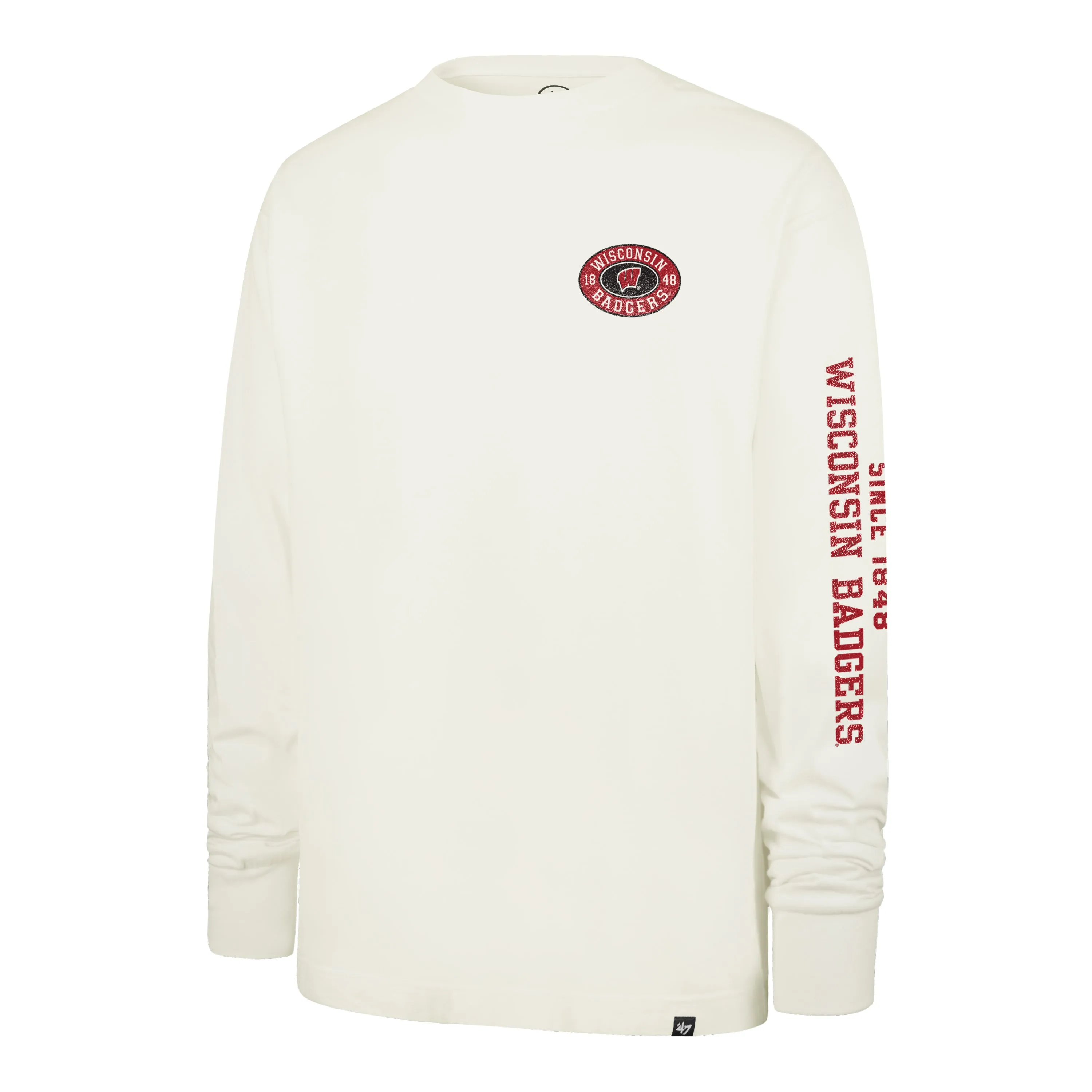 WISCONSIN BADGERS TIDE SWEEP '47 MONTAUK FOUNDATION LONG SLEEVE TEE sold by 47