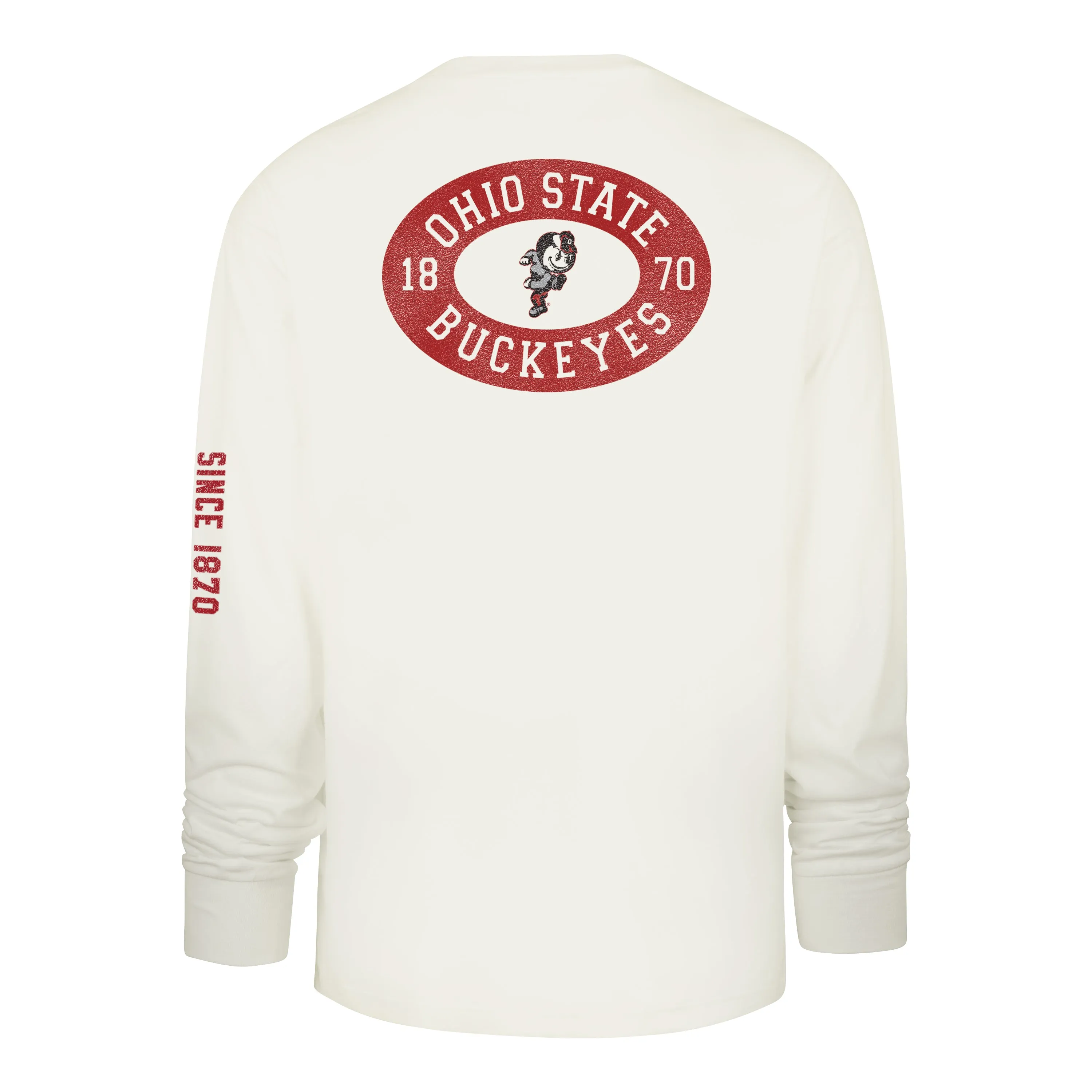 OHIO STATE BUCKEYES VINTAGE TIDE SWEEP MONTAUK '47 FOUNDATION LONG SLEEVE TEE sold by 47 product image thumbnail 2