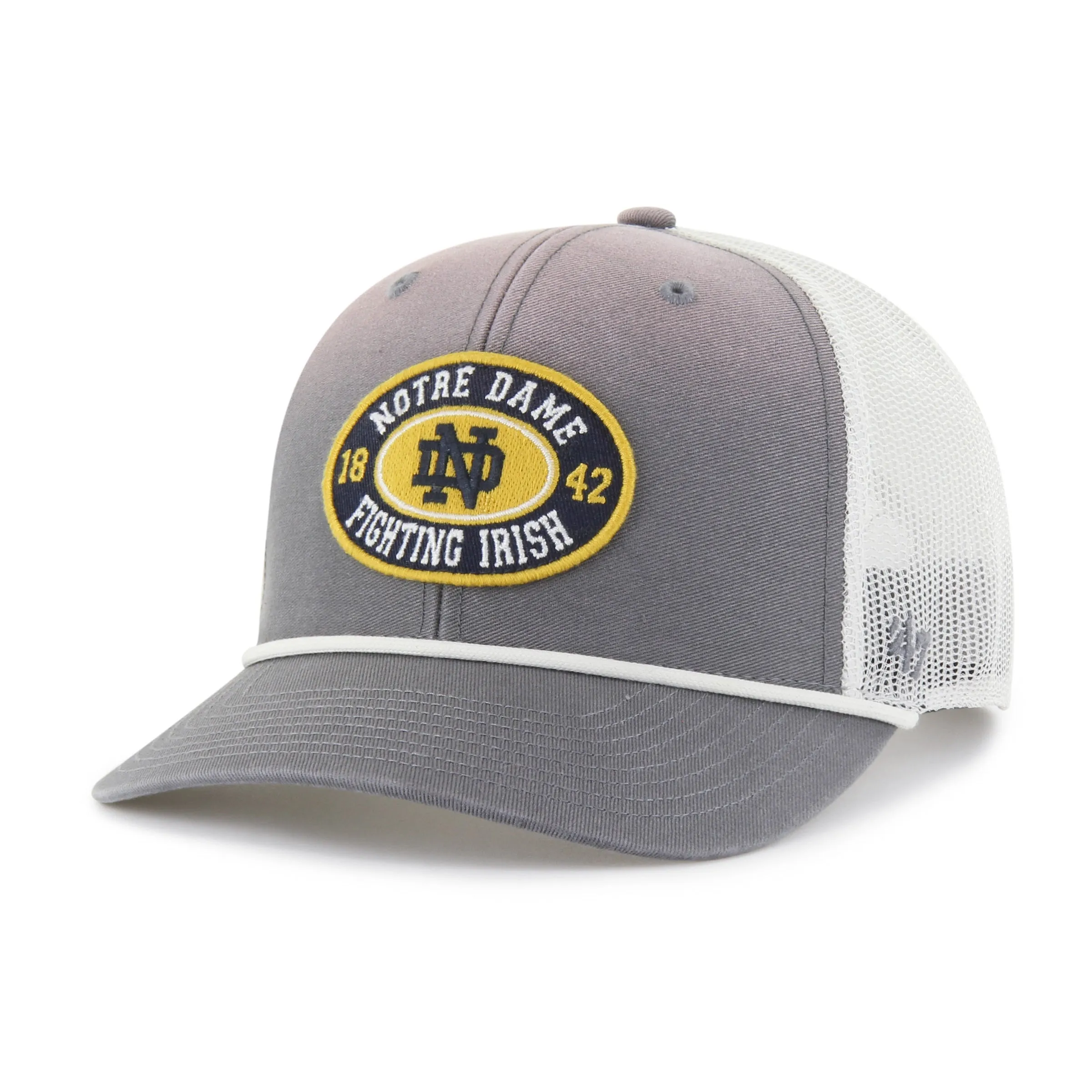 NOTRE DAME FIGHTING IRISH TIDE SWEEP ROPE '47 TRUCKER sold by 47