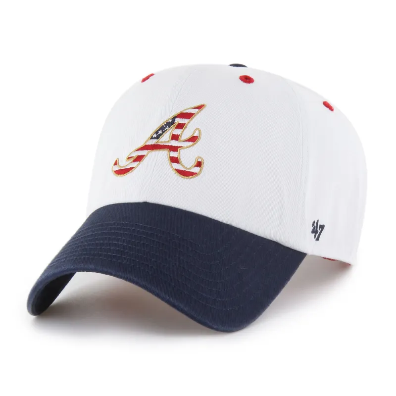 ATLANTA BRAVES PATRIOTIC FLAG FILL '47 CLEANUP sold by 47