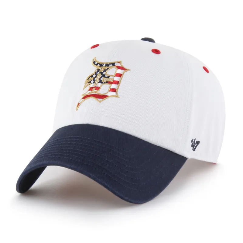 DETROIT TIGERS PATRIOTIC FLAG FILL '47 CLEAN UP sold by 47