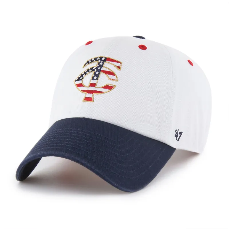 MINNESOTA TWINS PATRIOTIC FLAG FILL '47 CLEAN UP sold by 47