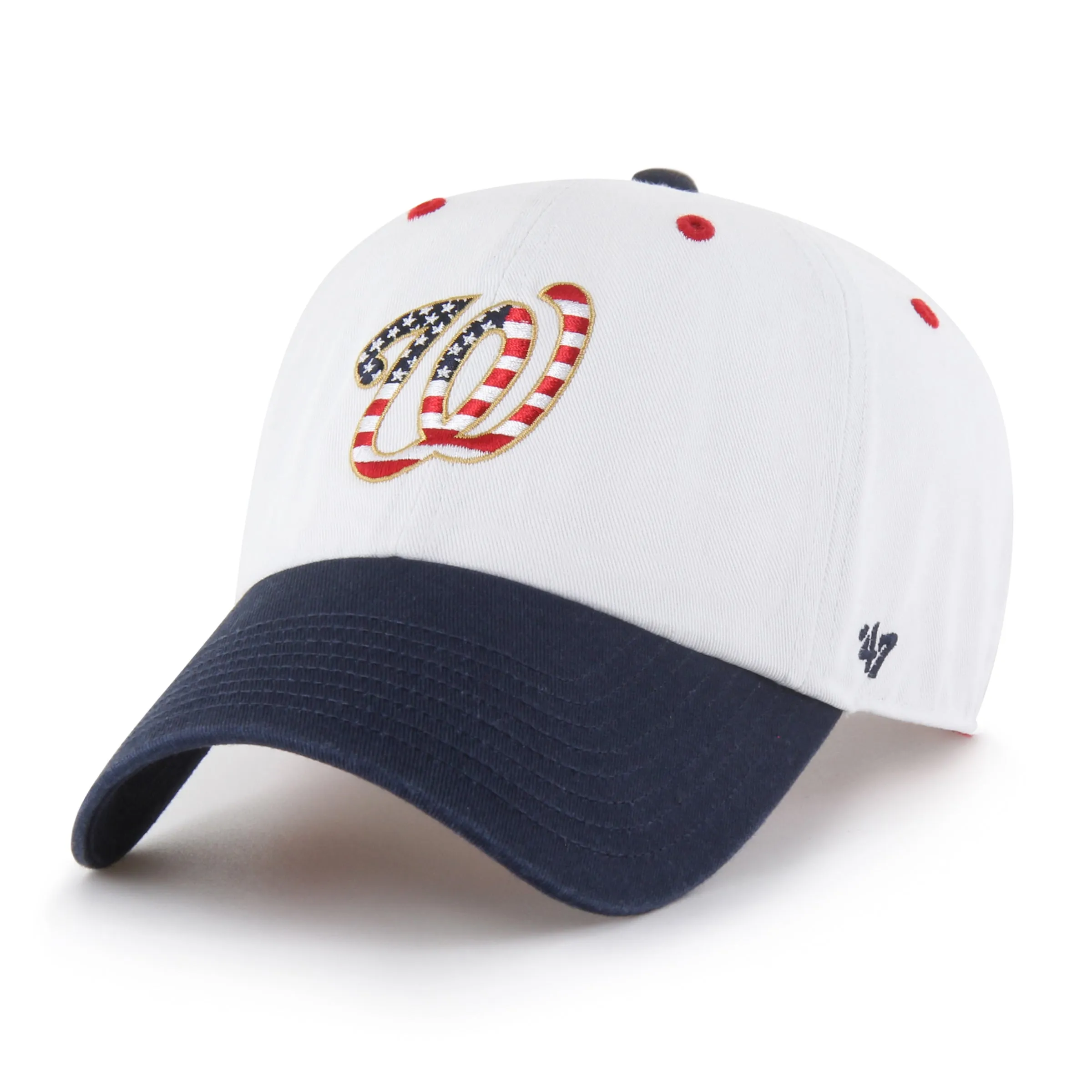 WASHINGTON NATIONALS PATRIOTIC FLAG FILL '47 CLEAN UP sold by 47