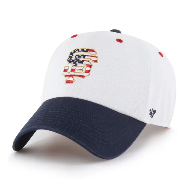 SAN FRANCISCO GIANTS PATRIOTIC FLAG FILL '47 CLEAN UP sold by 47