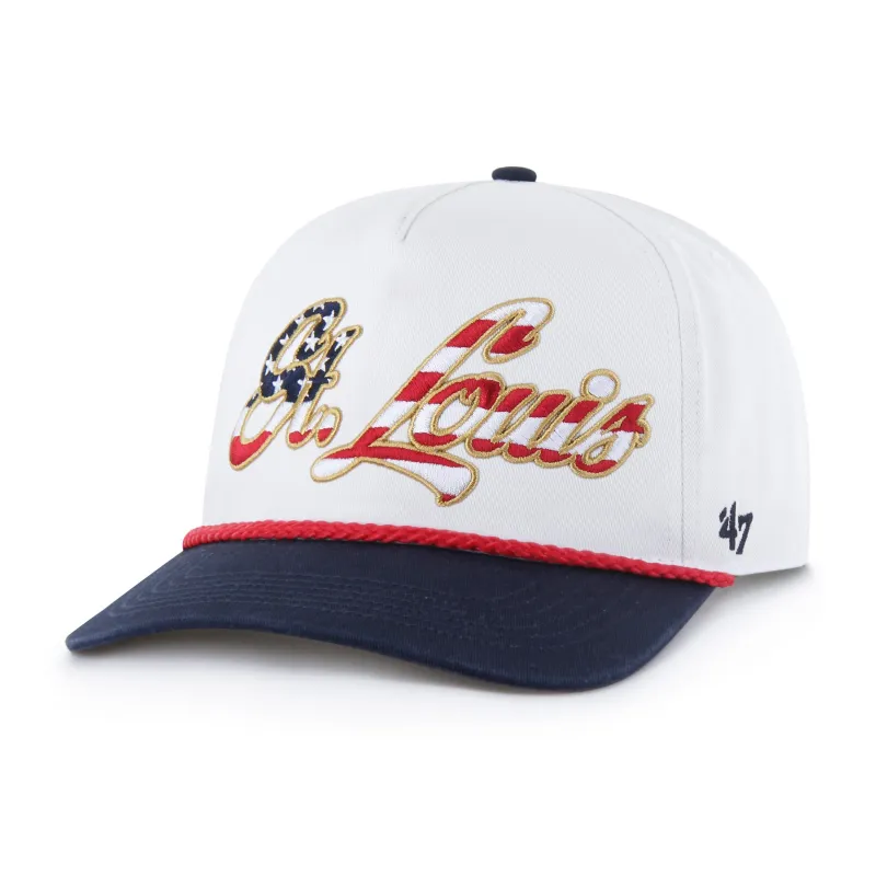 ST. LOUIS CARDINALS PATRIOTIC OVERHAND '47 HITCH sold by 47