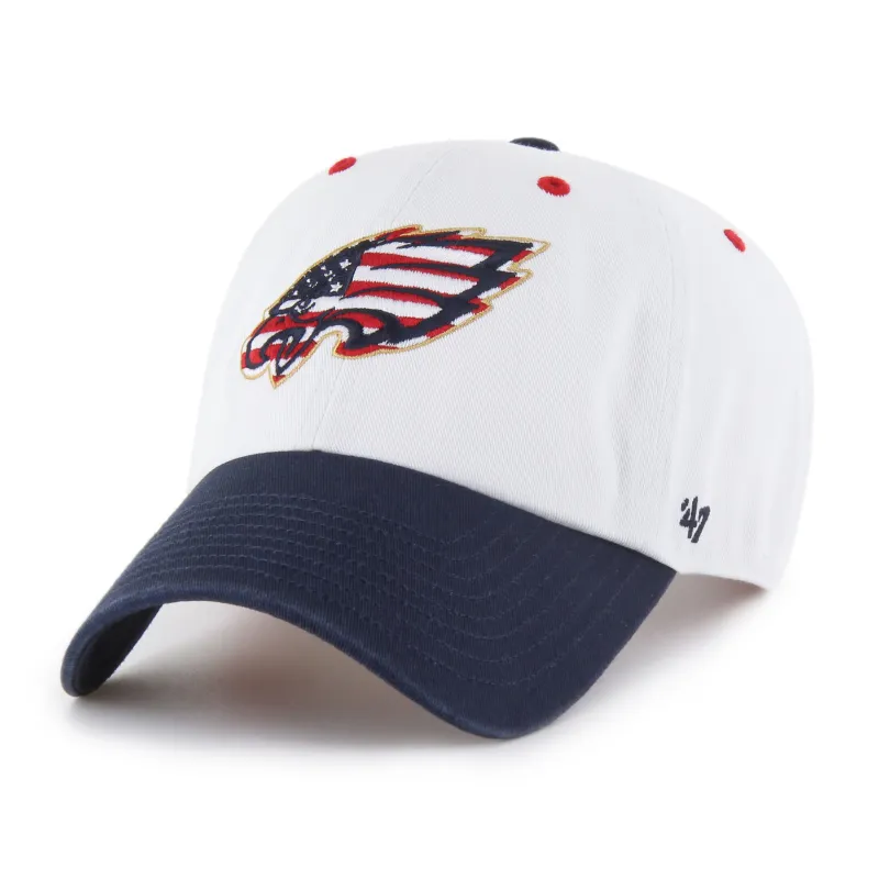 PHILADELPHIA EAGLES PATRIOTIC FLAG FILL '47 CLEAN UP sold by 47