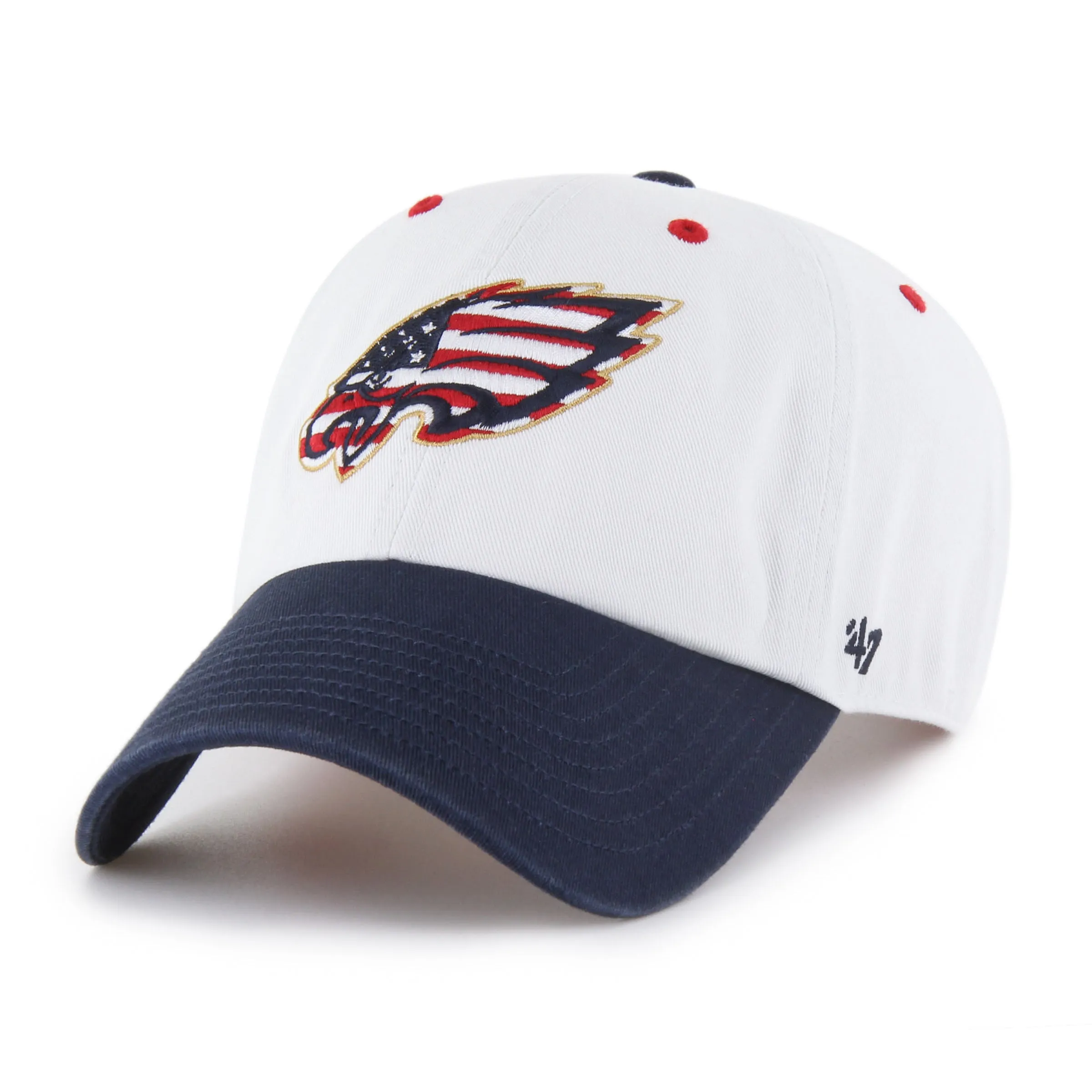 PHILADELPHIA EAGLES PATRIOTIC FLAG FILL '47 CLEAN UP sold by 47
