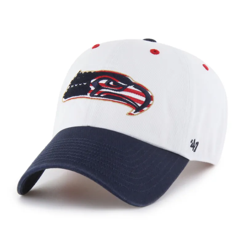 SEATTLE SEAHAWKS PATRIOTIC FLAG FILL '47 CLEAN UP sold by 47