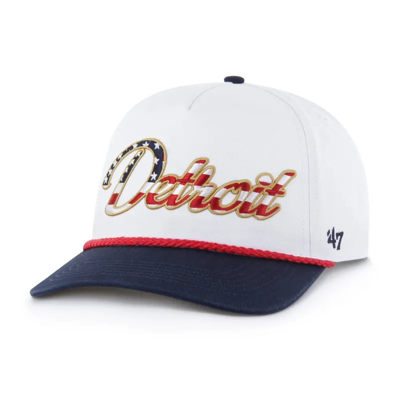 DETROIT LIONS PATRIOTIC OVERHAND '47 HITCH RF RELAXED FIT sold by 47