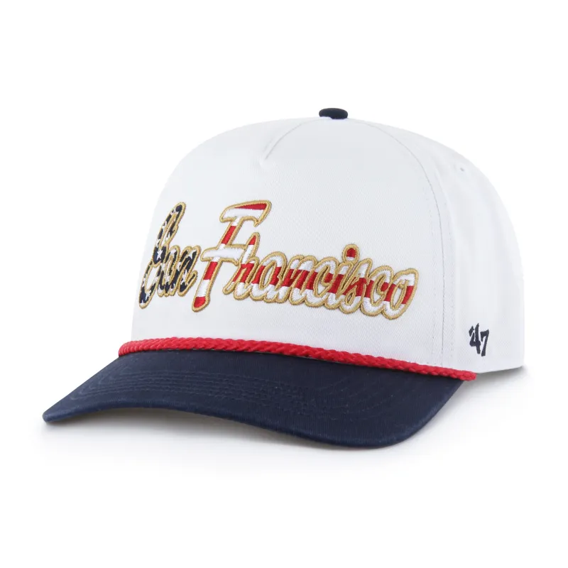 SAN FRANCISCO 49ERS PATRIOTIC OVERHAND 47 HITCH RF made by 47