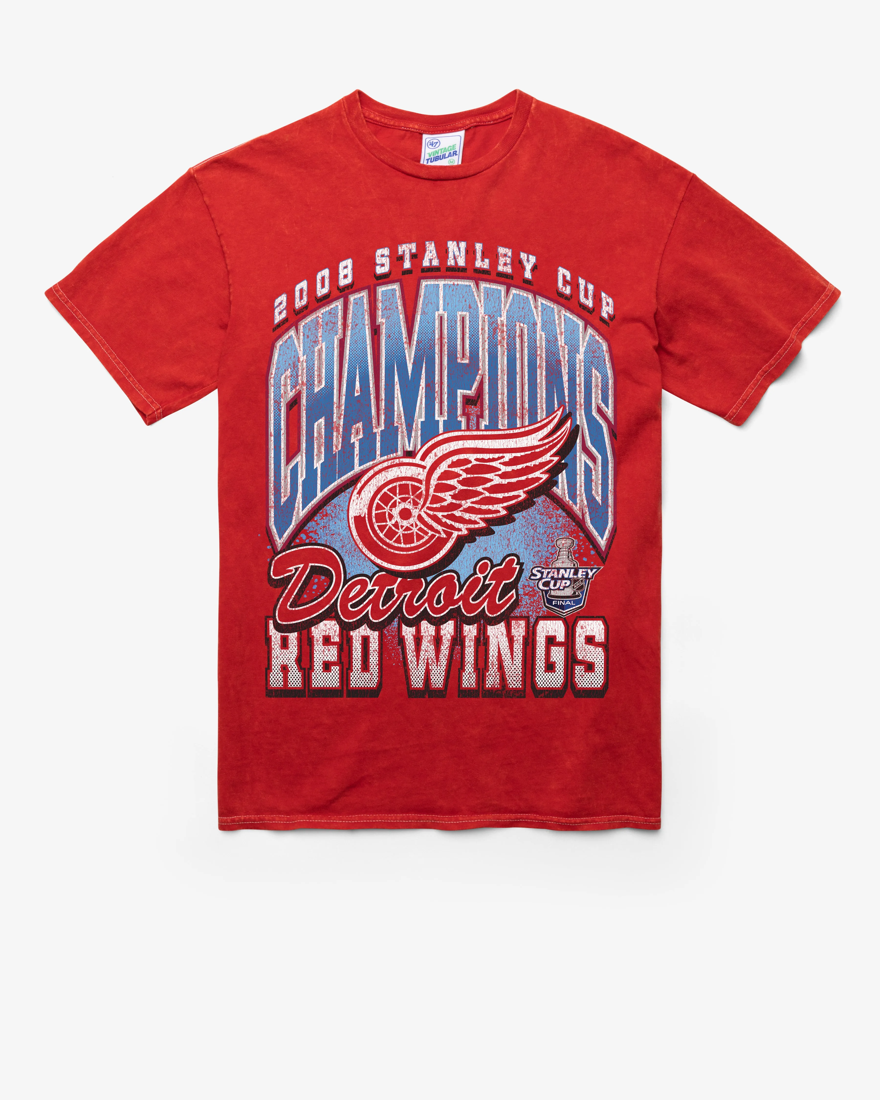 DETROIT RED WINGS VINTAGE STANLEY LOCKER VINTAGE '47 TUBULAR TEE sold by 47