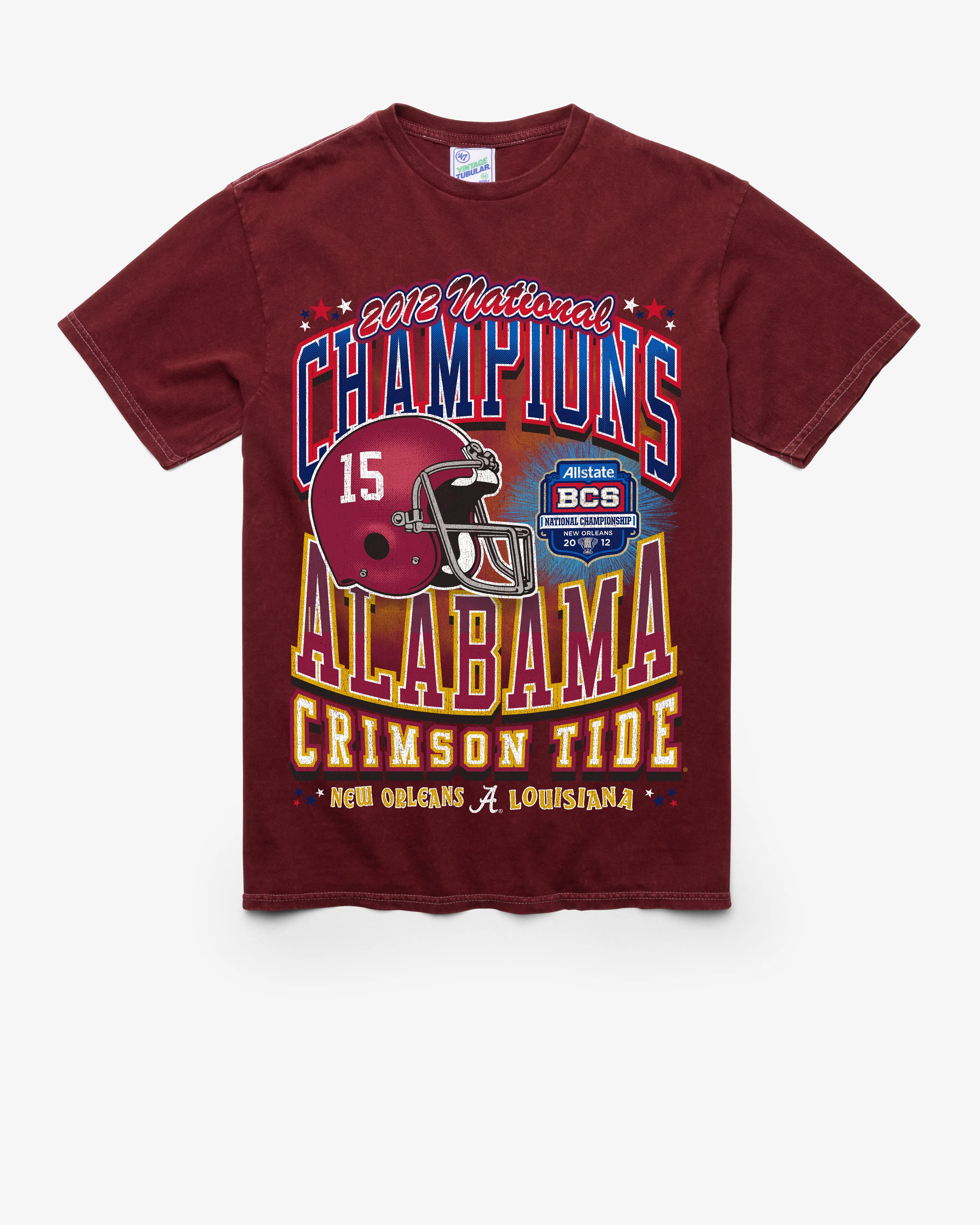 ALABAMA CRIMSON TIDE H-CHAMPS LOCKER VINTAGE '47 TUBULAR TEE sold by 47