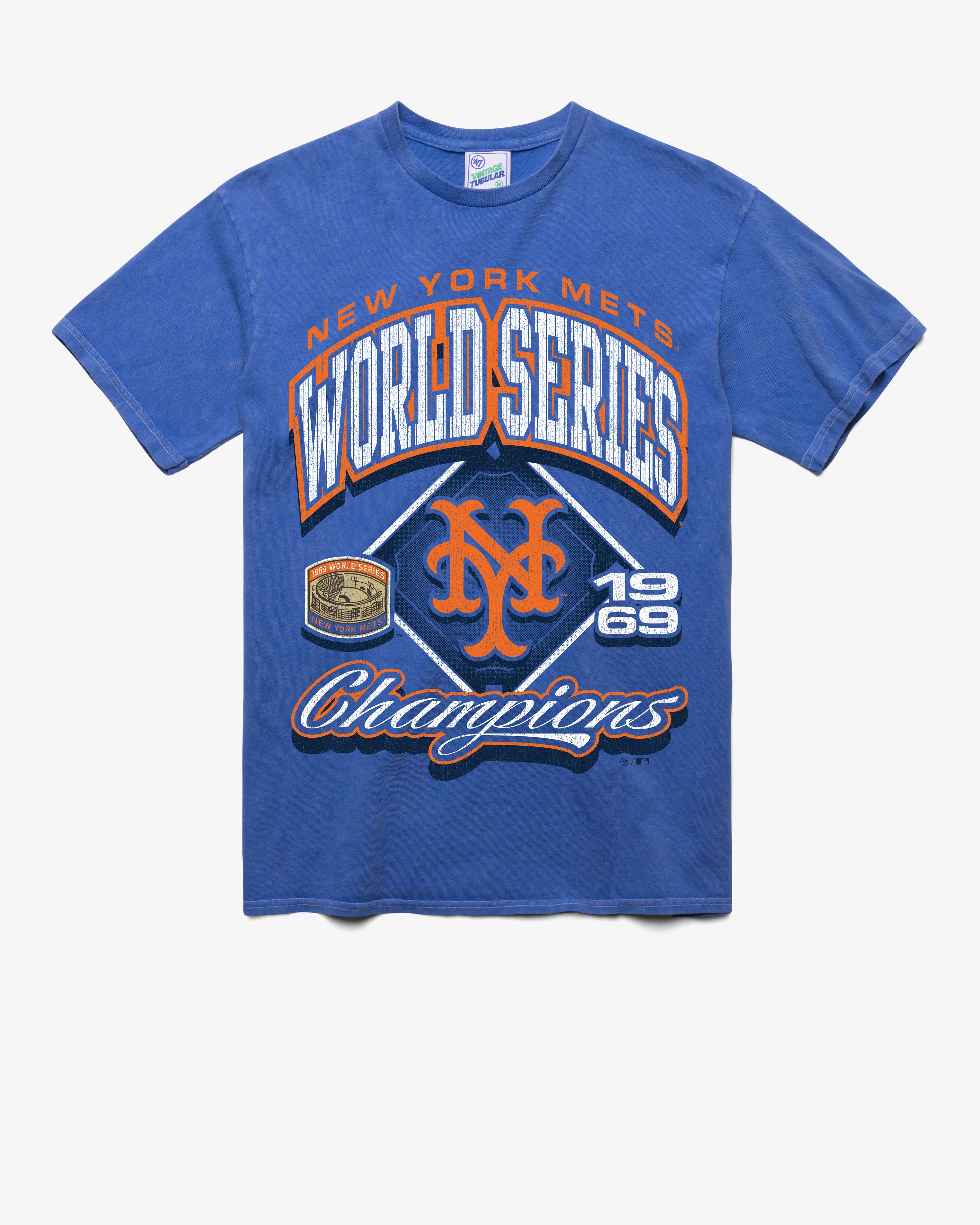 NEW YORK METS COOPERSTOWN WORLD SERIES LOCKER VINTAGE '47 TUBULAR TEE sold by 47