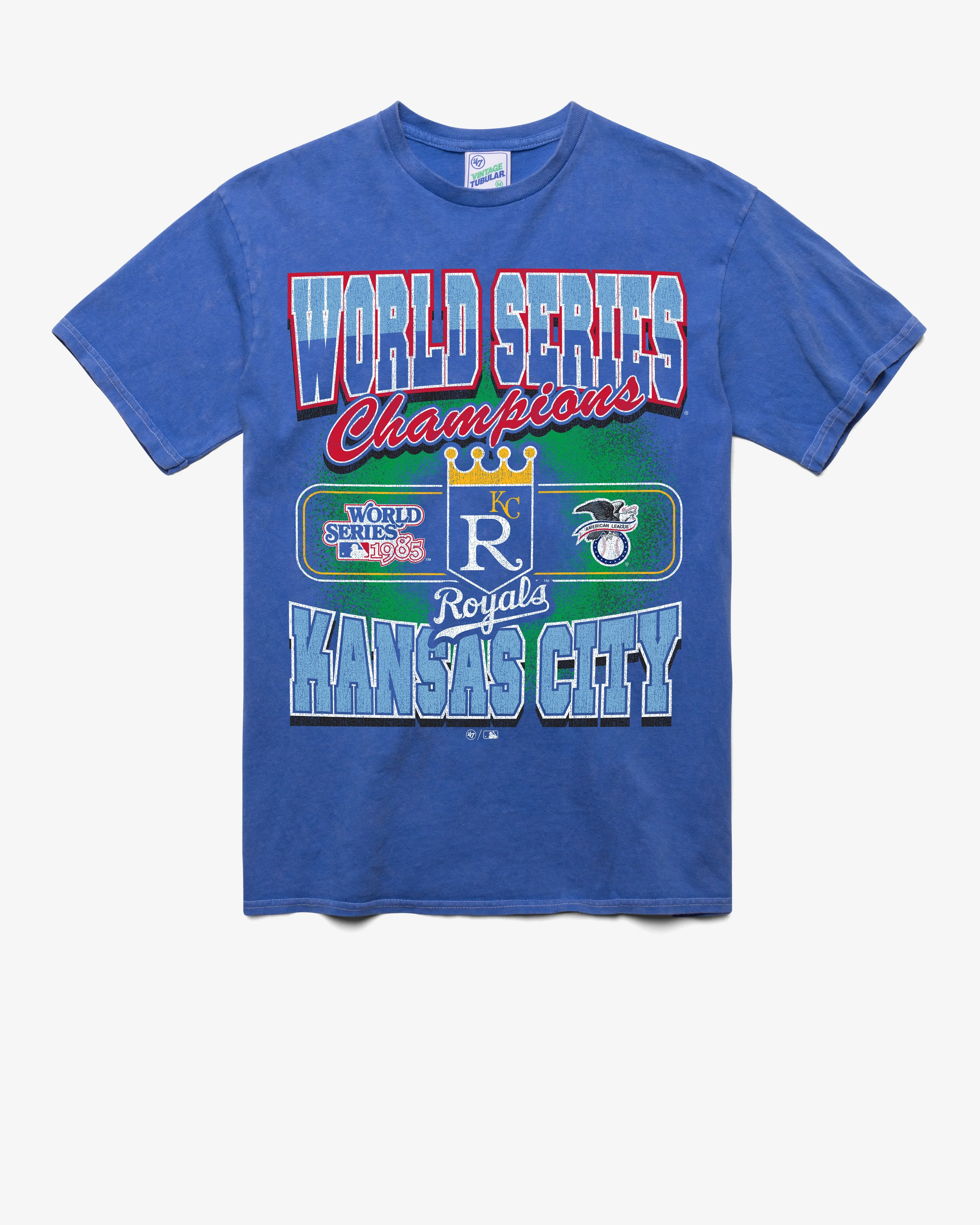 KANSAS CITY ROYALS COOPERSTOWN WORLD SERIES LOCKER VINTAGE '47 TUBULAR TEE sold by 47