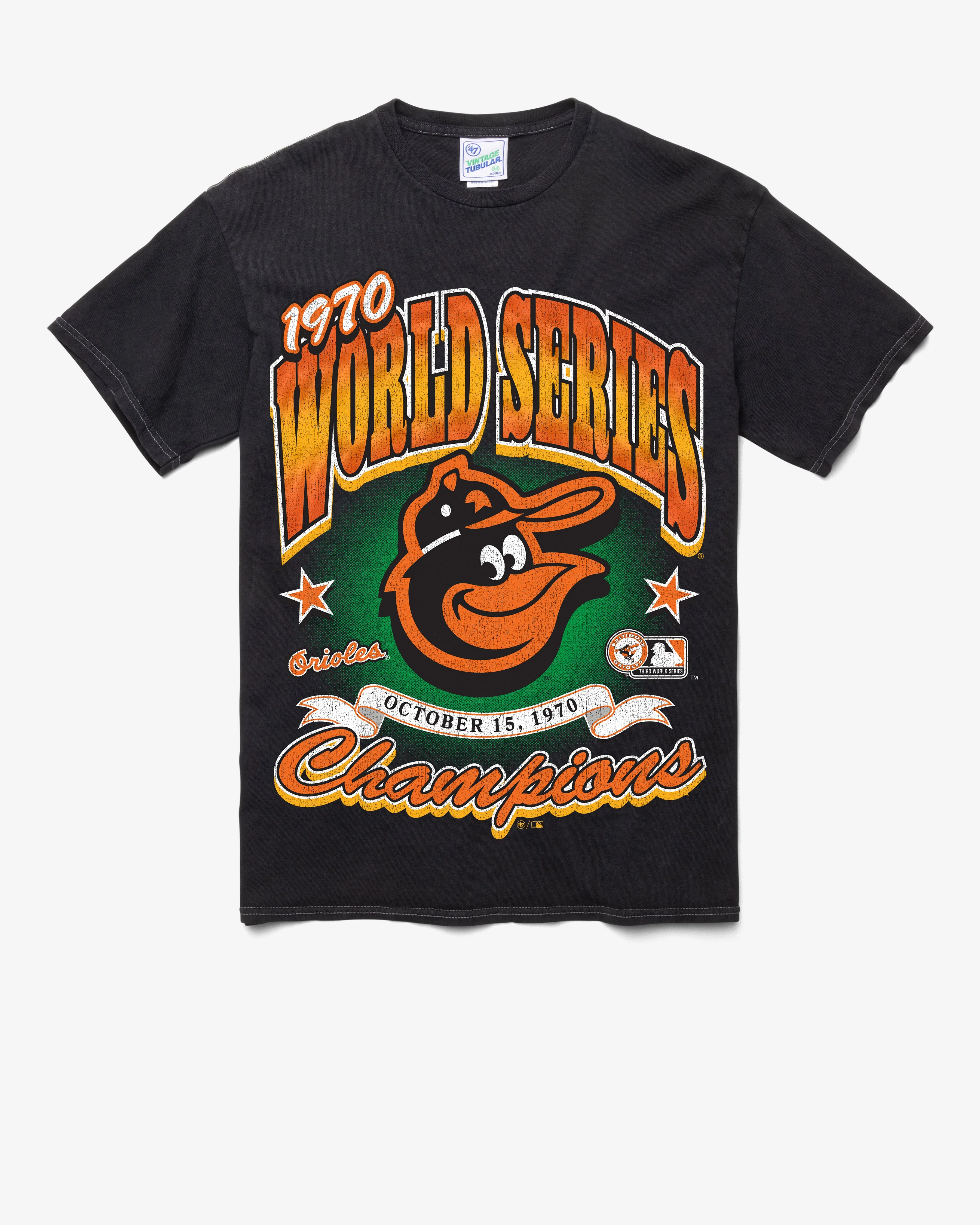 BALTIMORE ORIOLES COOPERSTOWN WORLD SERIES LOCKER VINTAGE '47 TUBULAR TEE sold by 47