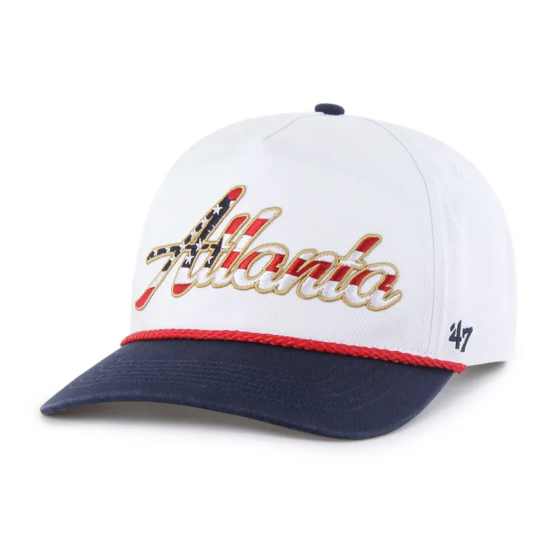 ATLANTA BRAVES PATRIOTIC OVERHAND '47 HITCH sold by 47