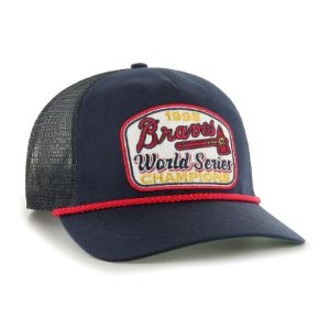 ATLANTA BRAVES COOPERSTOWN WORLD SERIES CHAMP PATCH '47 HITCH sold by 47