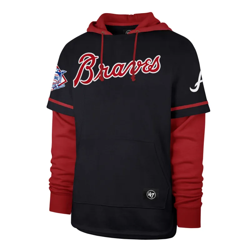 ATLANTA BRAVES TRIFECTA '47 SHORTSTOP PULLOVER HOOD sold by 47