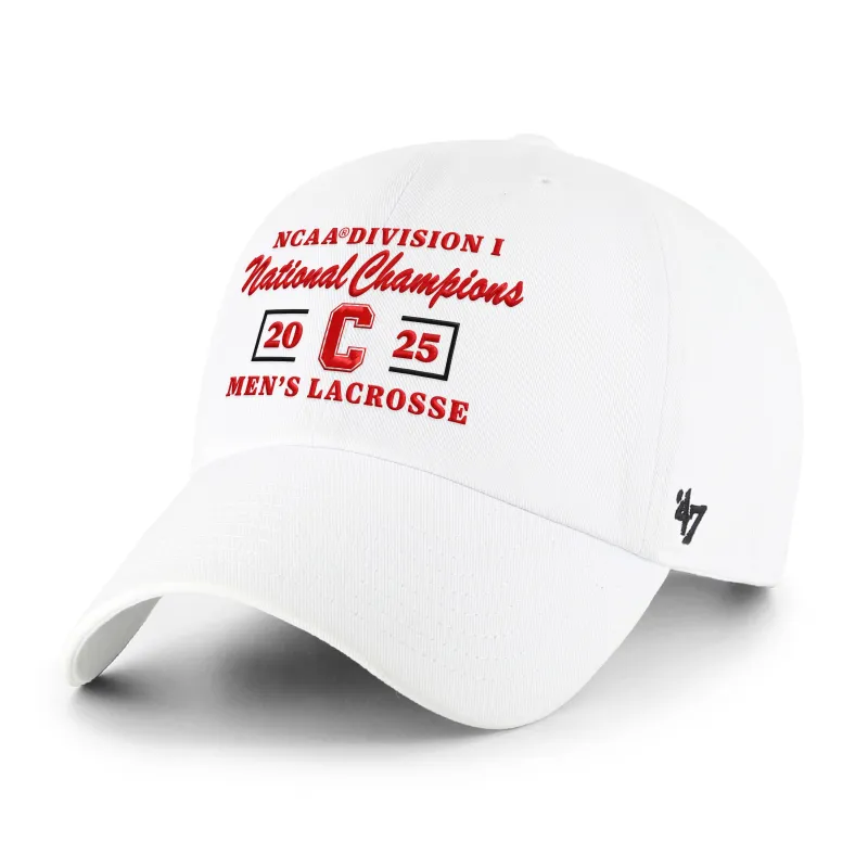 CORNELL BIG RED NCAA LACROSSE NATIONAL CHAMPIONS '47 CLEAN UP sold by 47