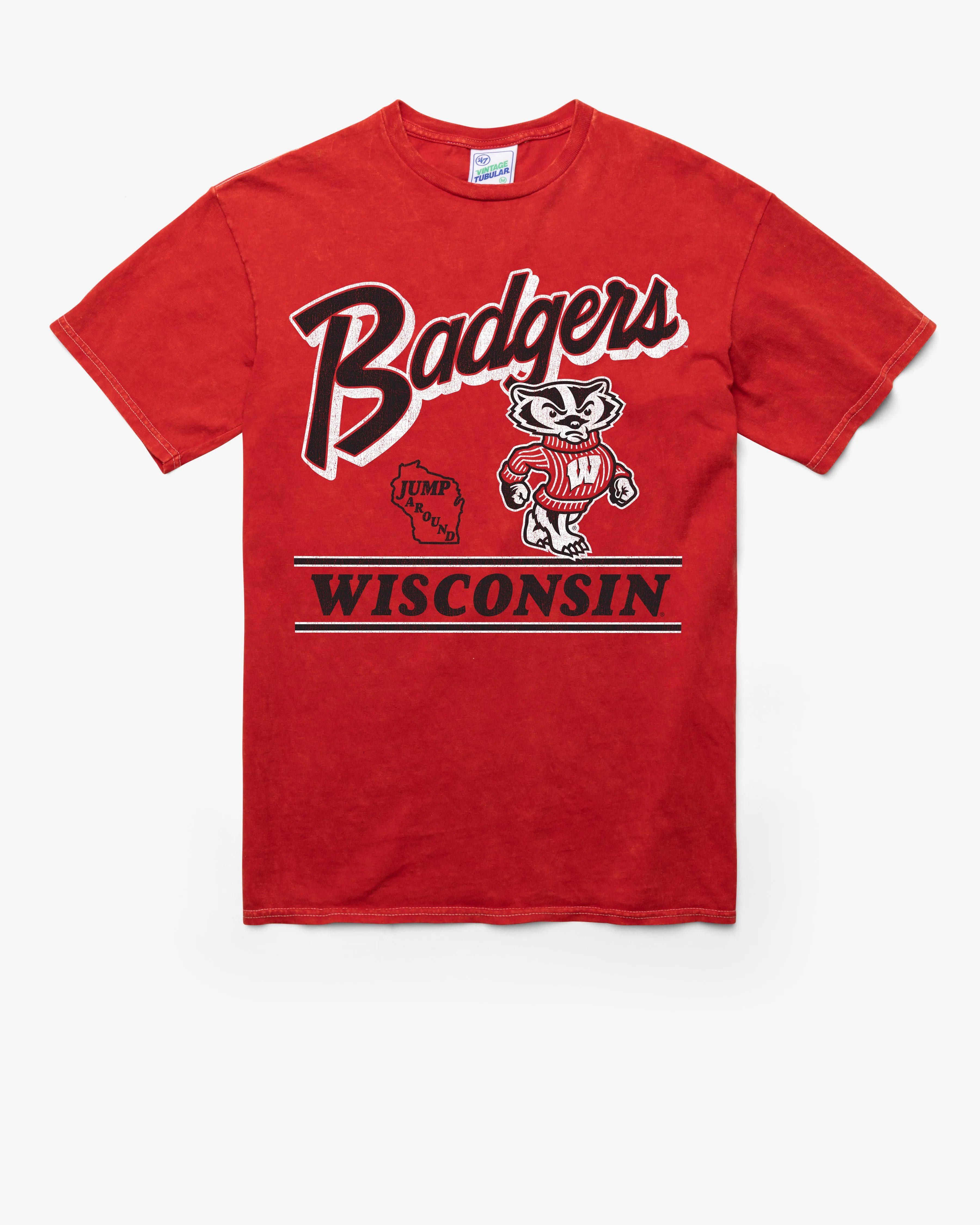 WISCONSIN BADGERS FLY BY VINTAGE '47 TUBULAR TEE sold by 47