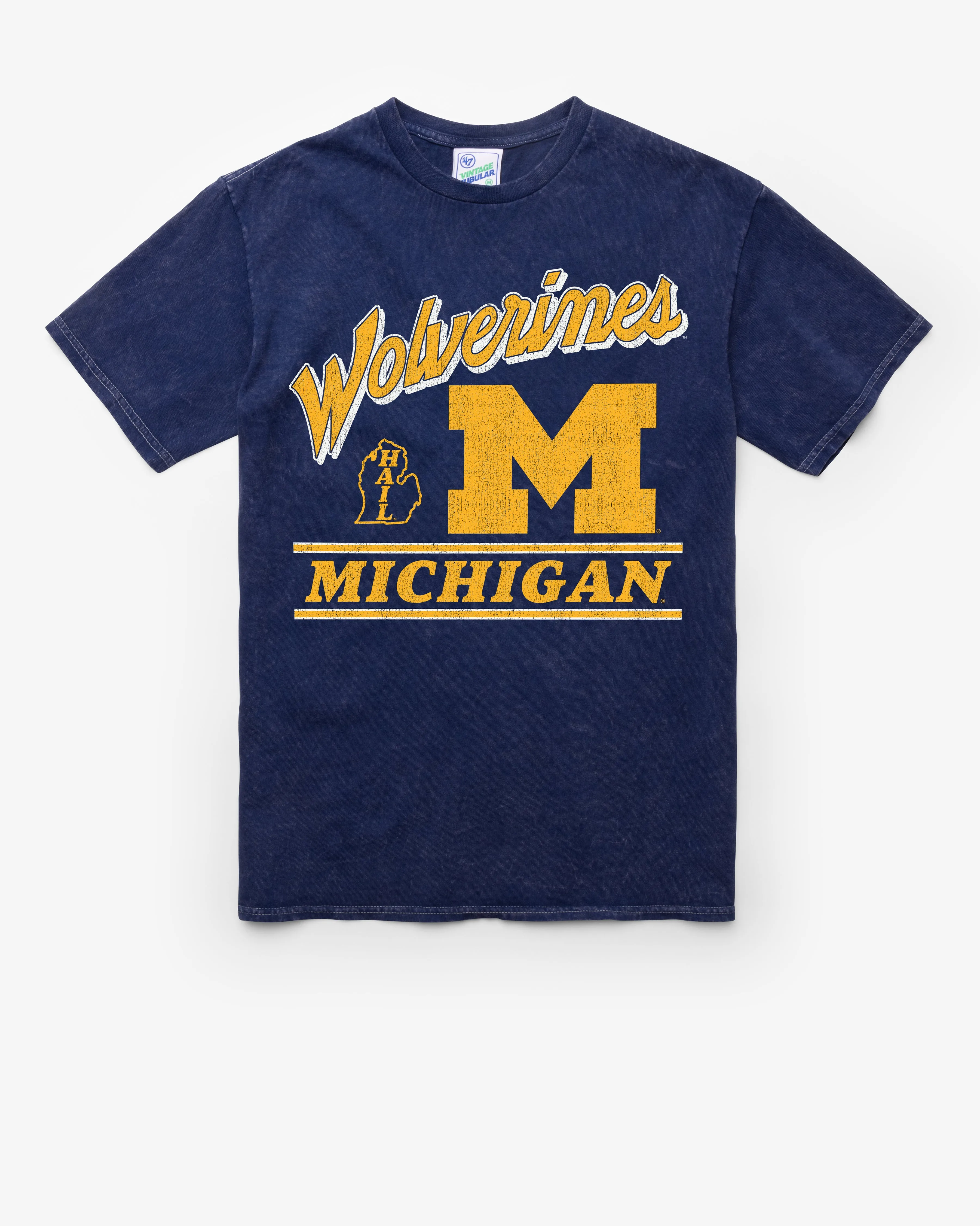 MICHIGAN WOLVERINES FLY BY VINTAGE '47 TUBULAR TEE sold by 47