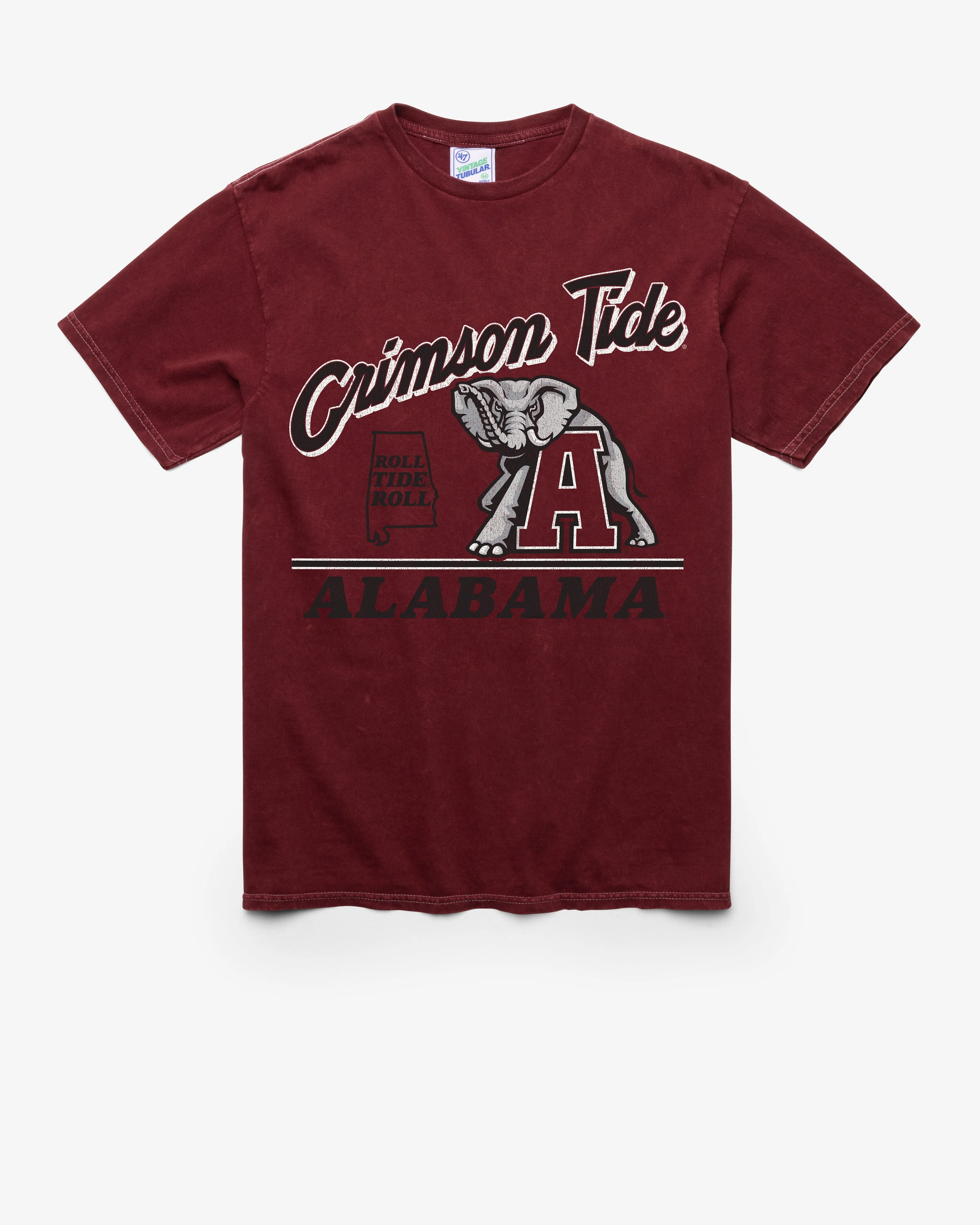 ALABAMA CRIMSON TIDE FLY BY VINTAGE '47 TUBULAR TEE sold by 47
