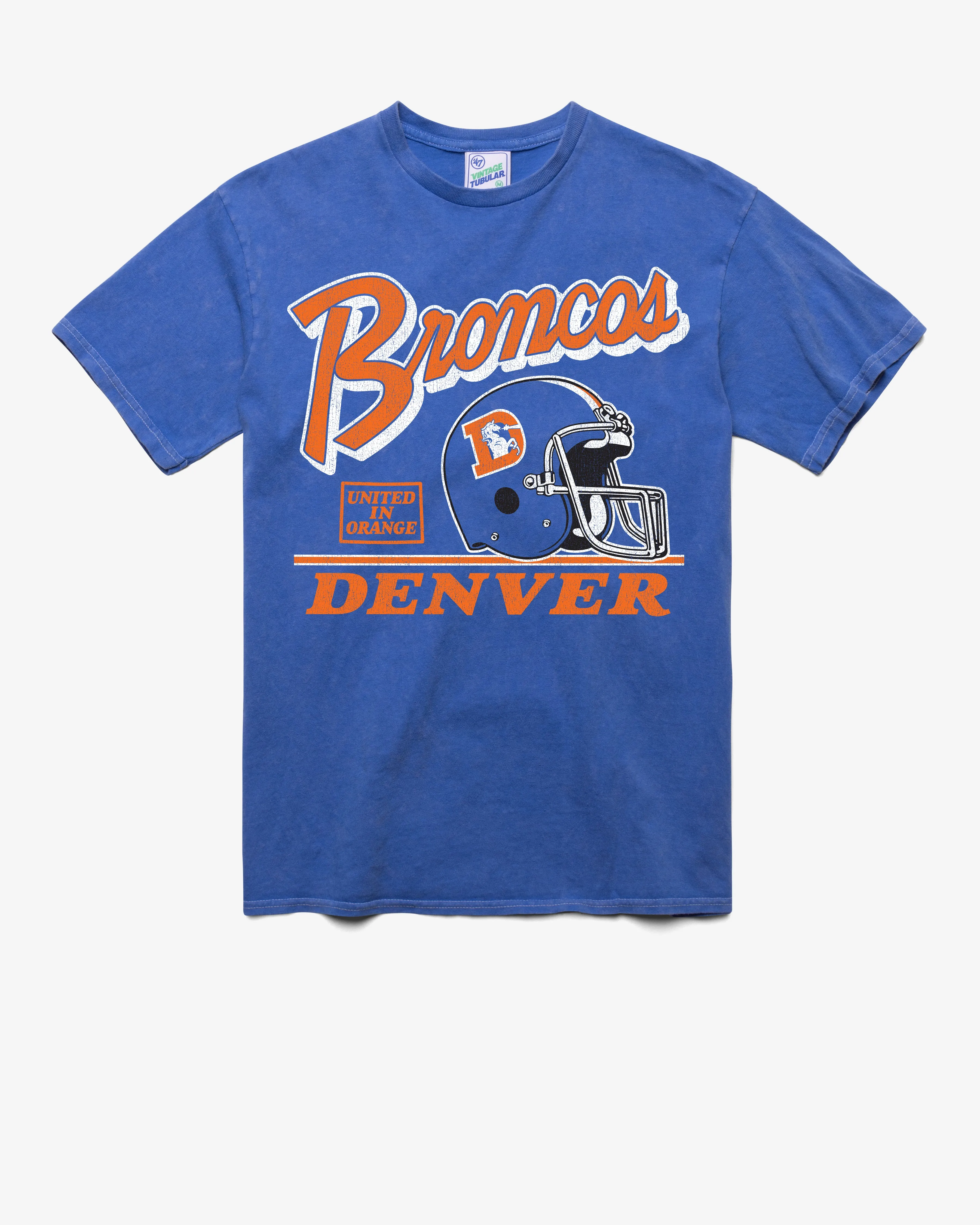 DENVER BRONCOS HISTORIC FLY BY VINTAGE '47 TUBULAR TEE sold by 47