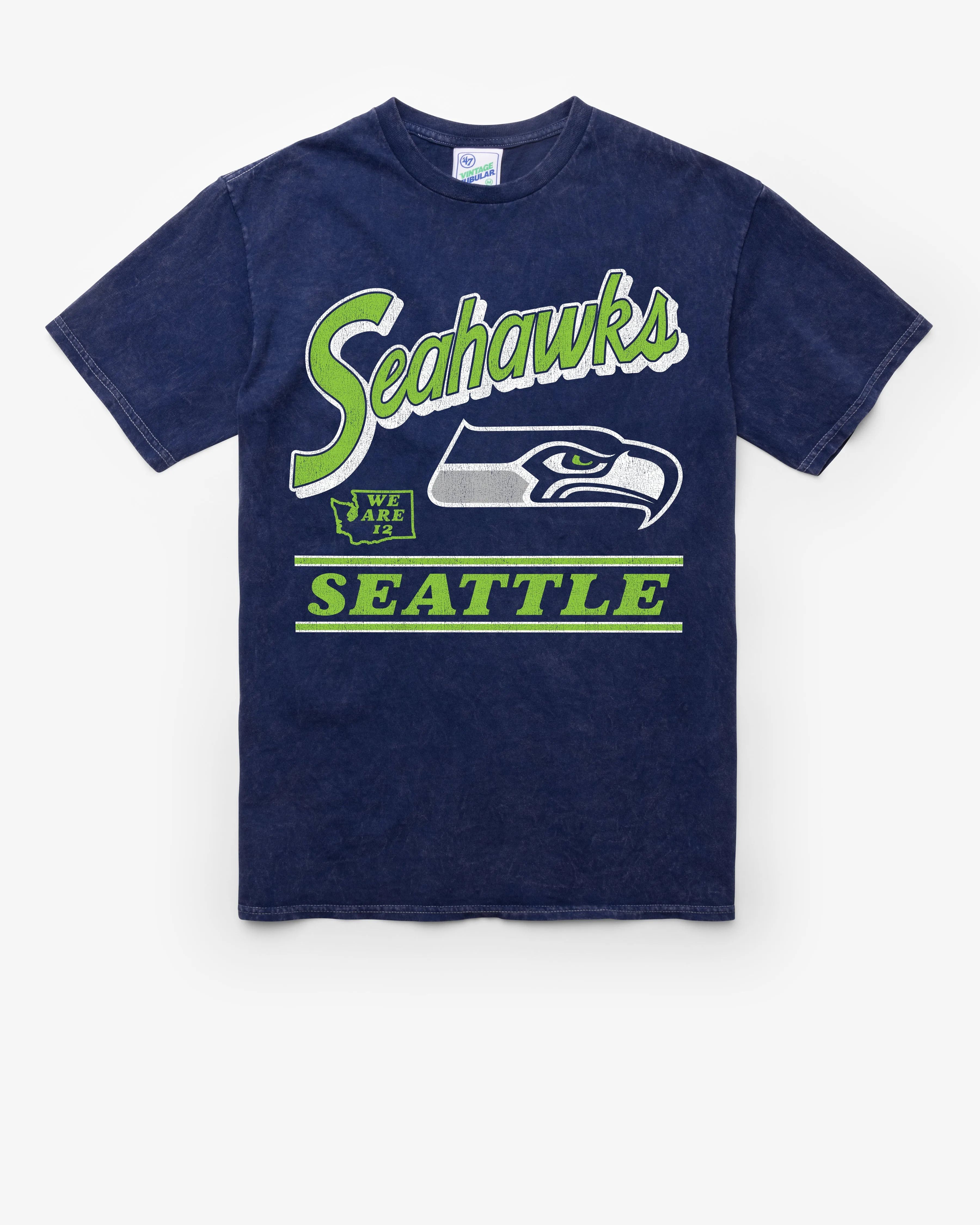 SEATTLE SEAHAWKS FLY BY VINTAGE '47 TUBULAR TEE sold by 47
