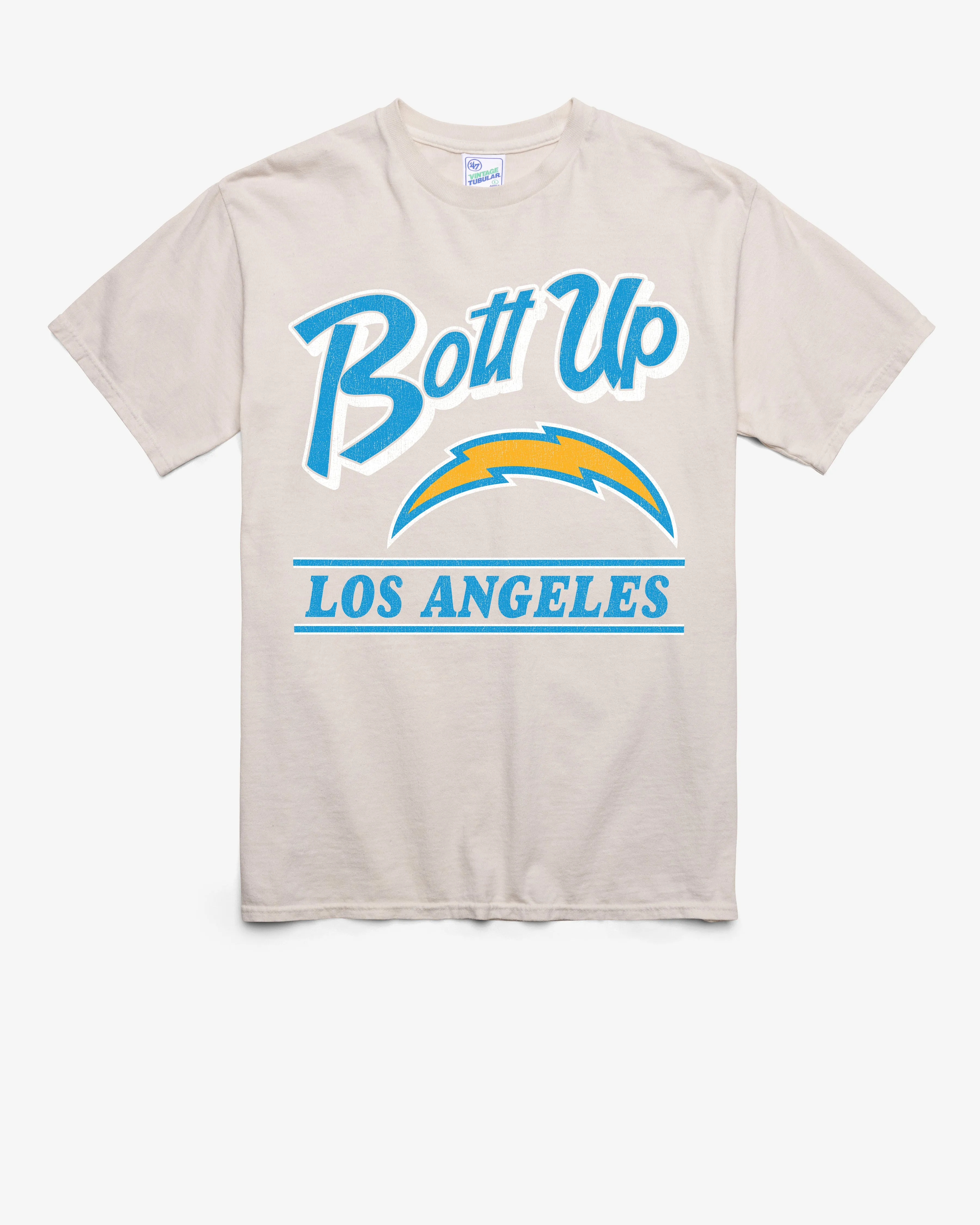 LOS ANGELES CHARGERS FLY BY VINTAGE '47 TUBULAR TEE sold by 47