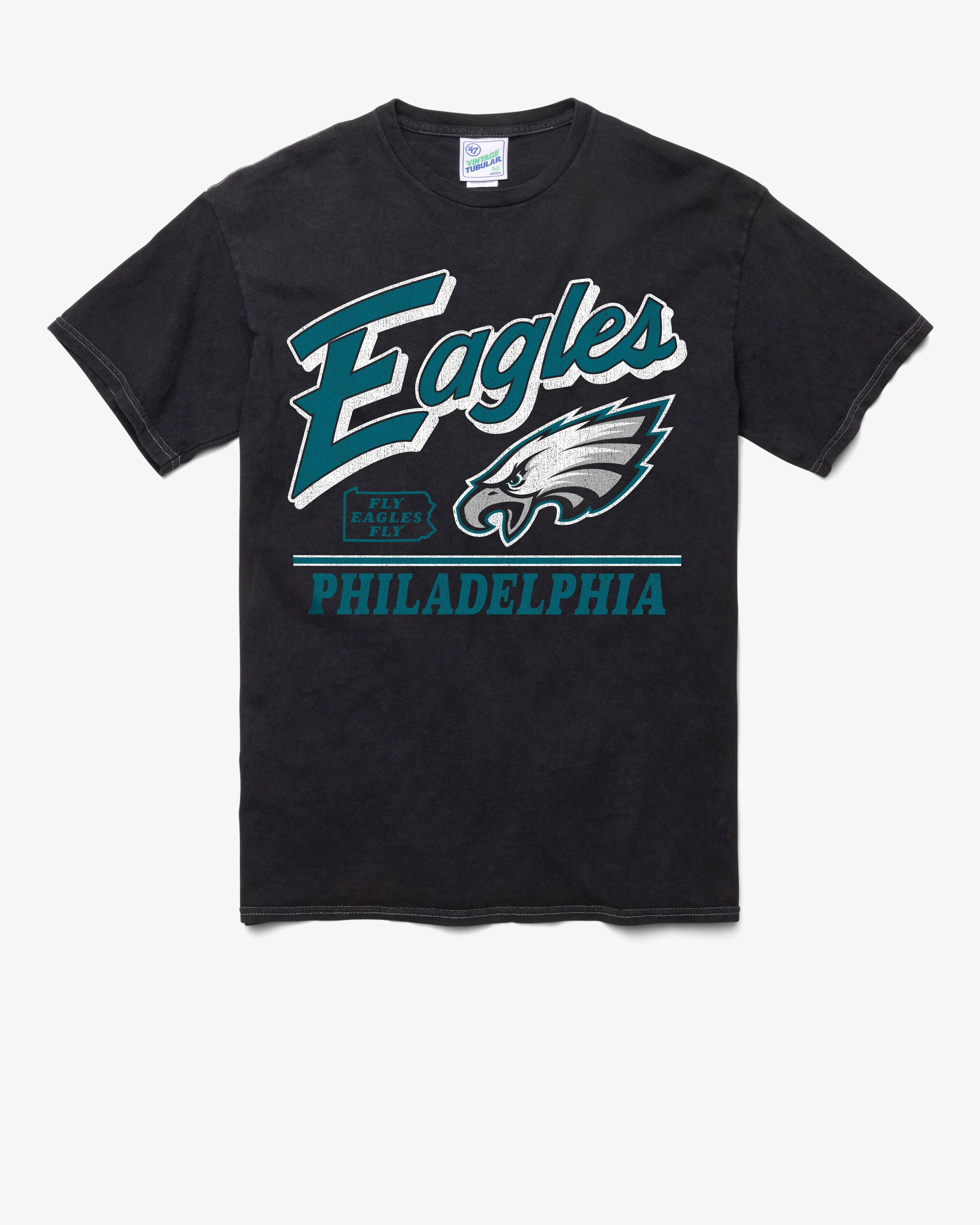 PHILADELPHIA EAGLES FLY BY VINTAGE '47 TUBULAR TEE sold by 47