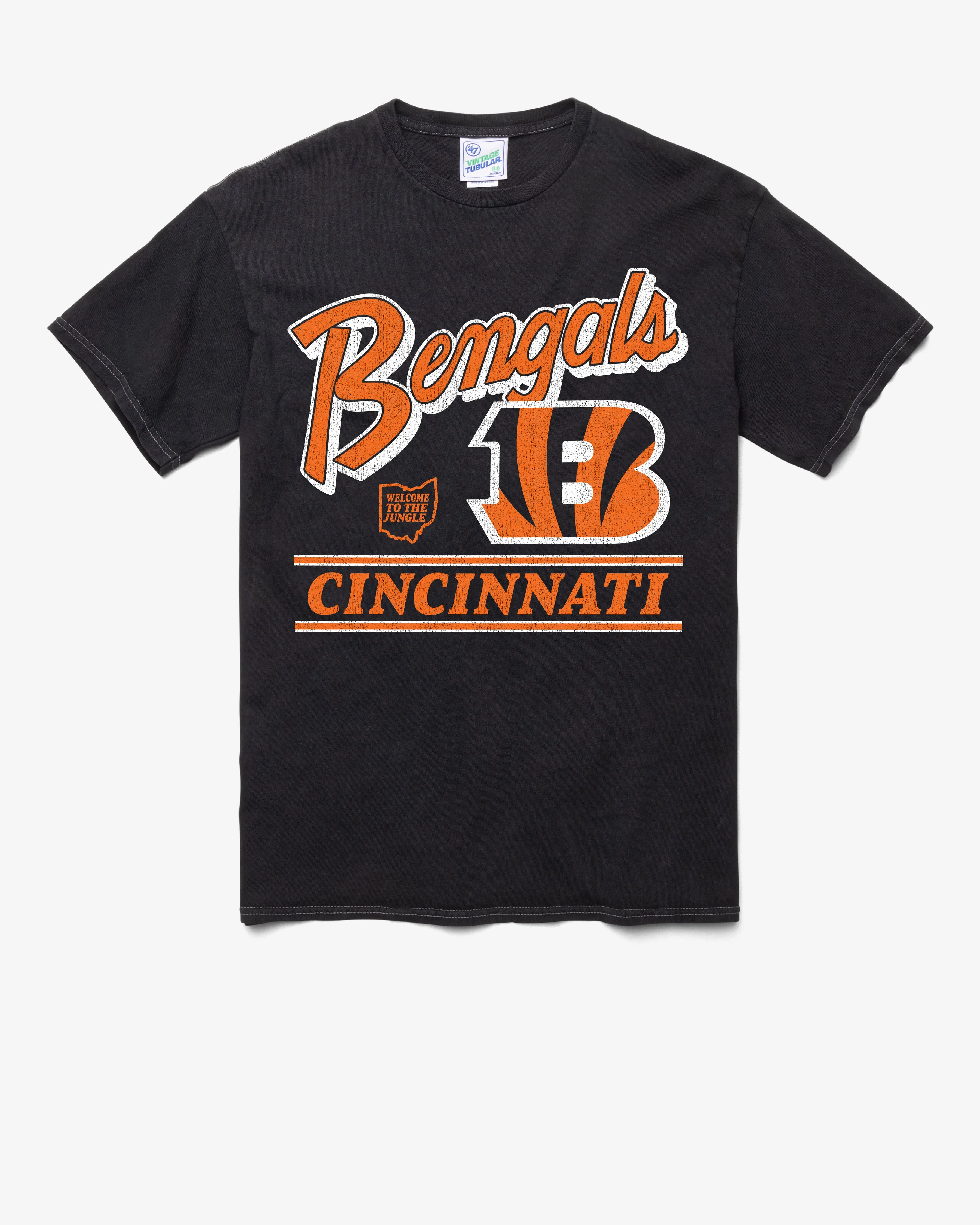 CINCINNATI BENGALS FLY BY VINTAGE '47 TUBULAR TEE sold by 47