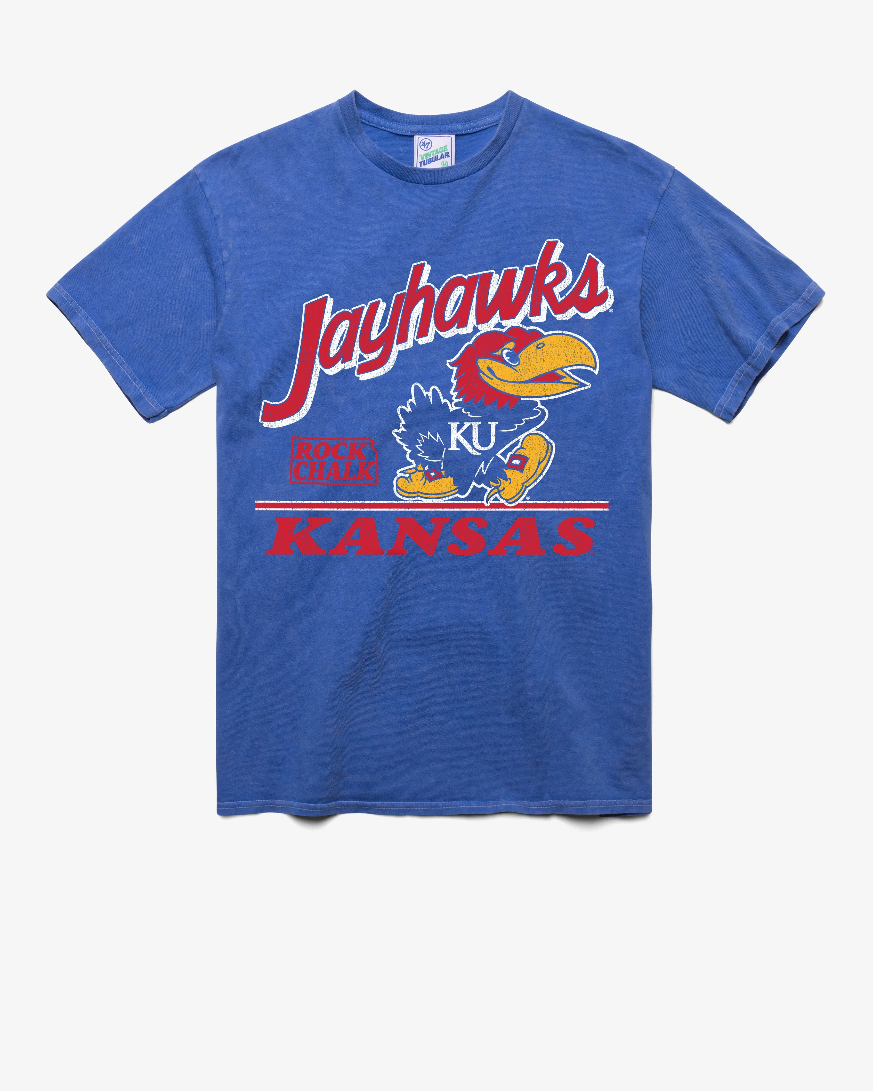 KANSAS JAYHAWKS FLY BY VINTAGE '47 TUBULAR TEE sold by 47