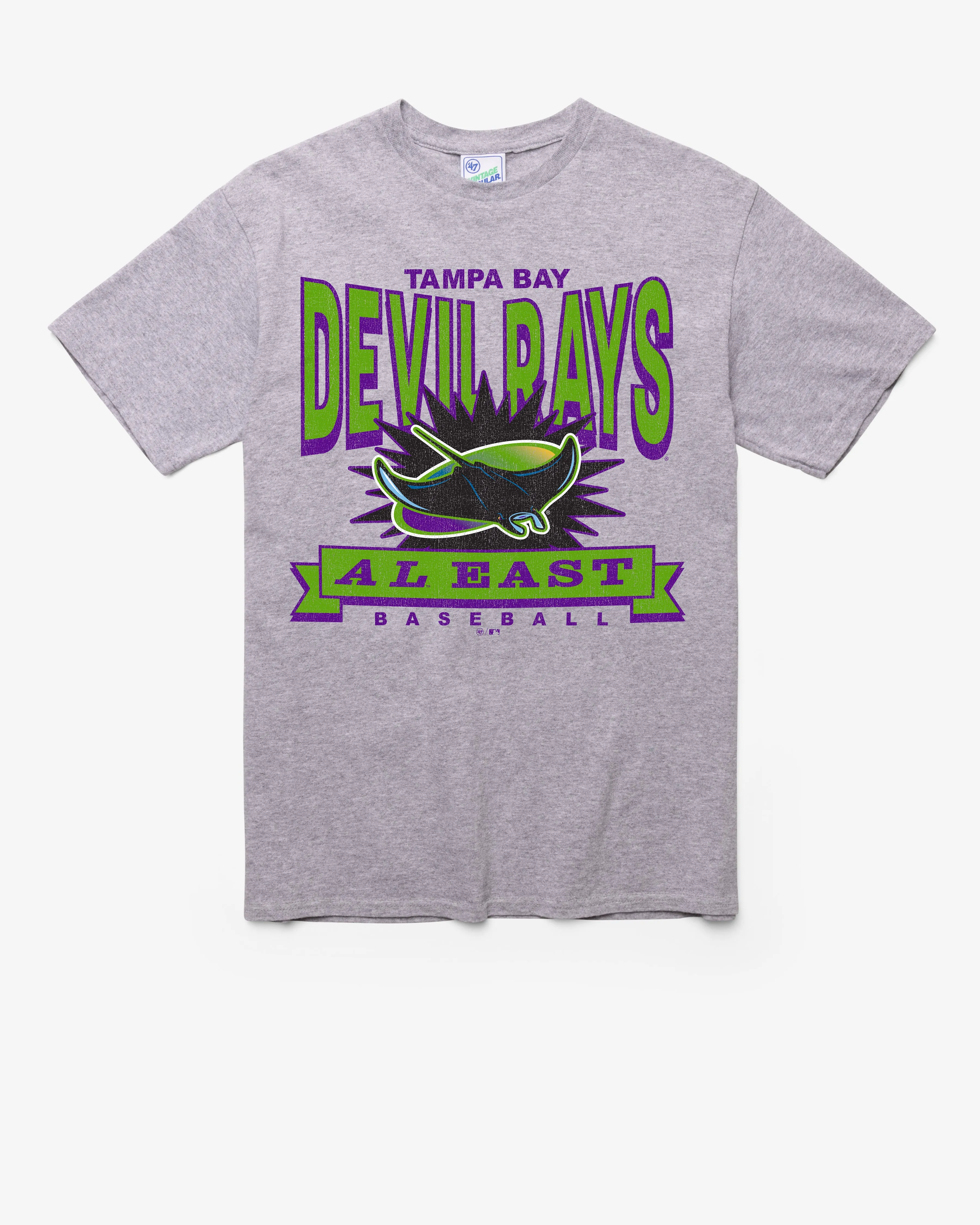 TAMPA BAY RAYS COOPERSTOWN TWELVE SIX VINTAGE '47 TUBULAR TEE sold by 47