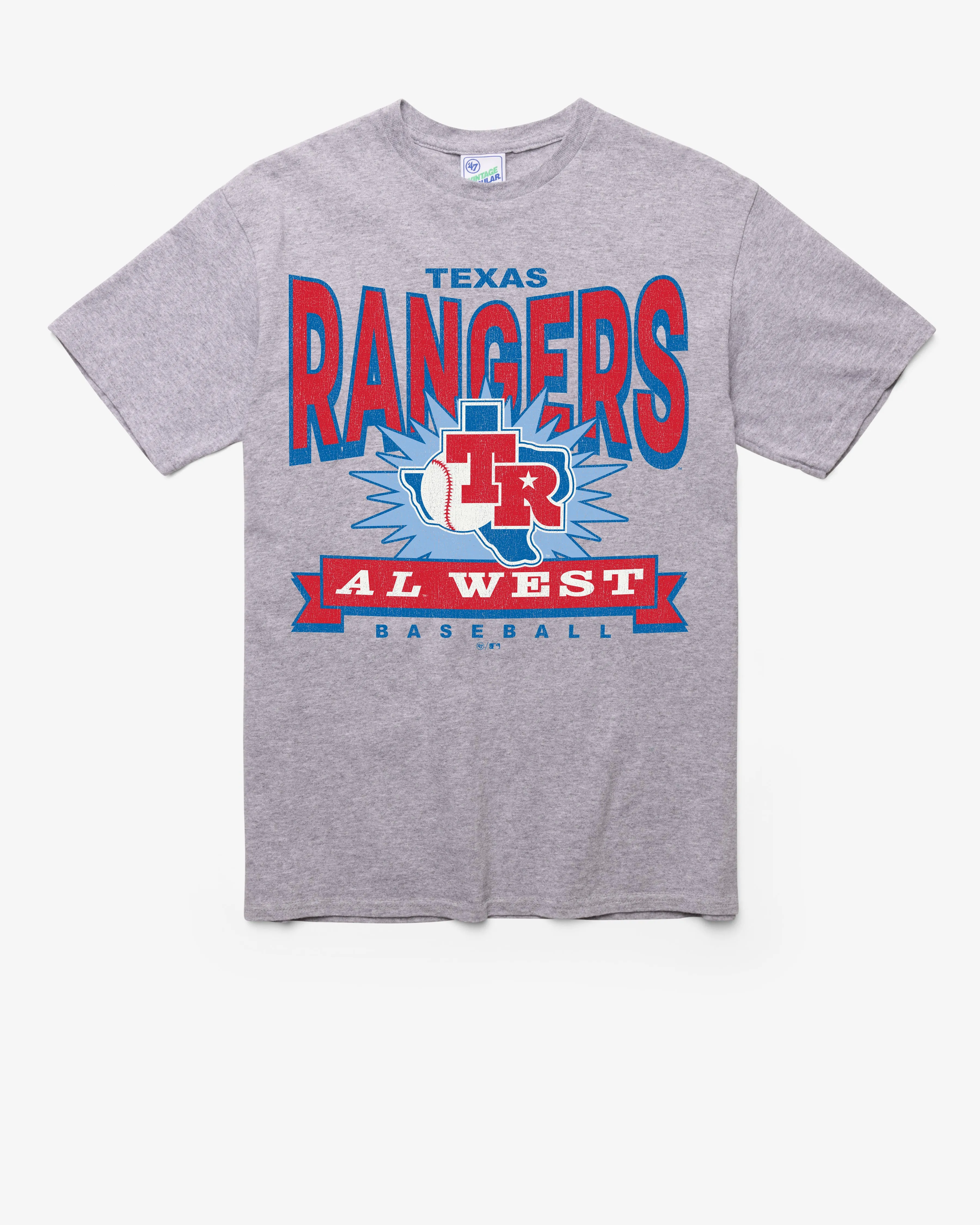 TEXAS RANGERS COOPERSTOWN TWELVE SIX VINTAGE '47 TUBULAR TEE sold by 47