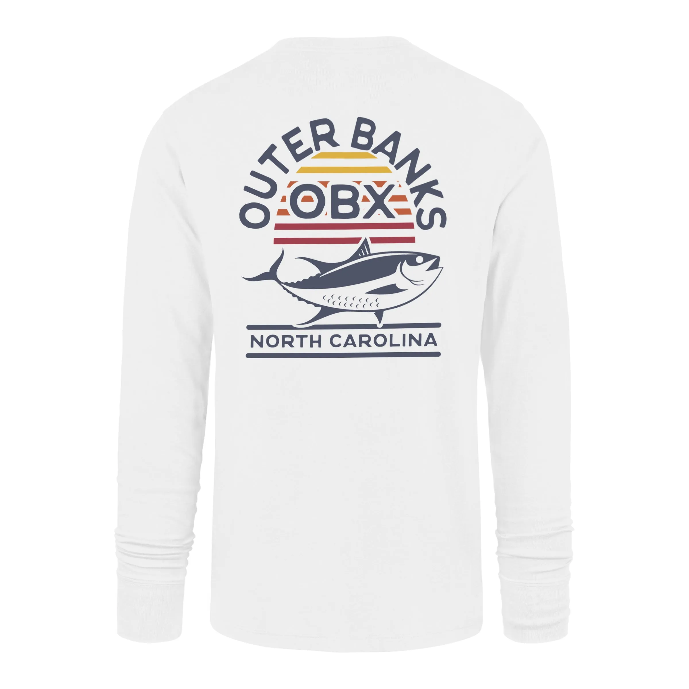 OUTER BANKS DESTINATION BACKER '47 FRANKLIN LONG SLEEVE TEE sold by 47 product image thumbnail 2
