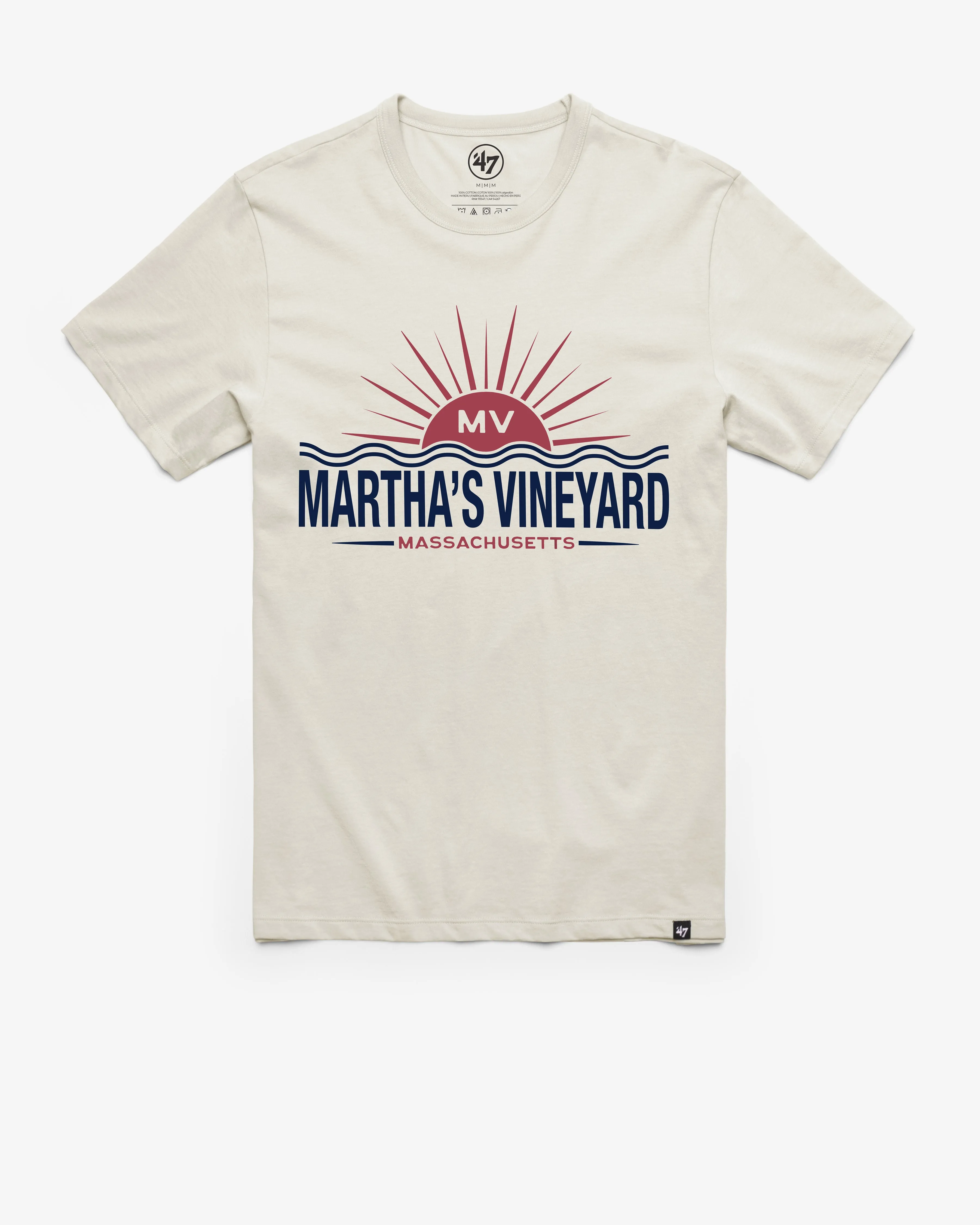 MARTHAS VINEYARD DESTINATION '47 FRANKLIN TEE sold by 47