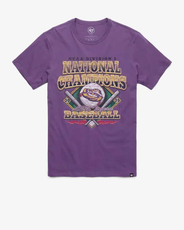 LOUISIANA STATE TIGERS LSU COLLEGE WORLD SERIES CHAMPS '47 FRANKLIN TEE sold by 47