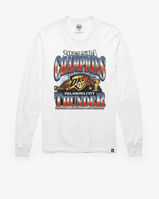 OKLAHOMA CITY THUNDER 2025 NBA CHAMPIONS '47 FRANKLIN LONG SLEEVE TEE made by 47