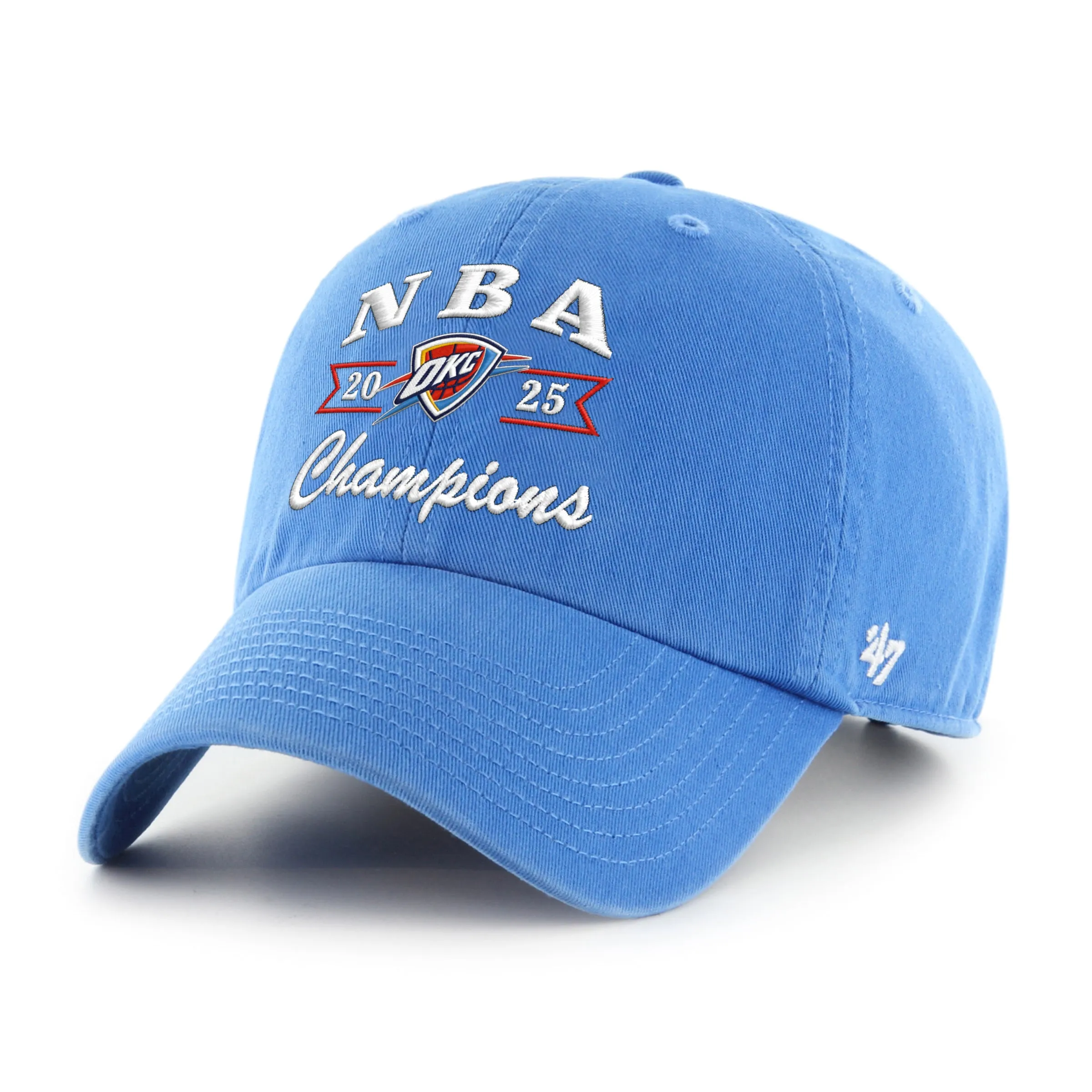 OKLAHOMA CITY THUNDER 2025 NBA CHAMPIONS '47 CLEAN UP sold by 47