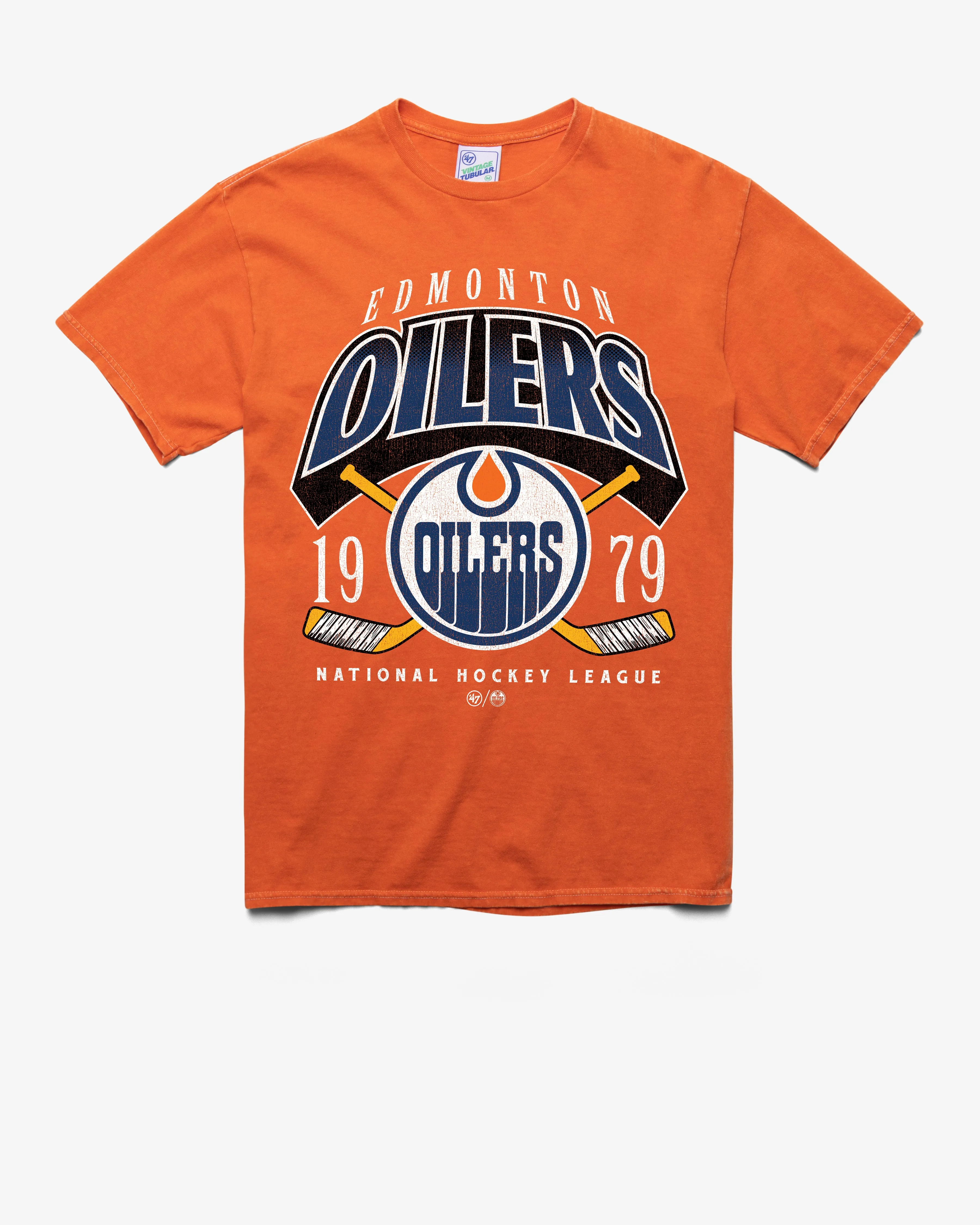 EDMONTON OILERS LOCKER VINTAGE '47 TUBULAR TEE sold by 47