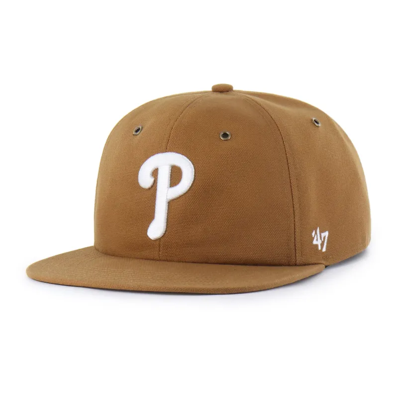 PHILADELPHIA PHILLIES CARHARTT '47 CAPTAIN RELAXED FIT made by 47